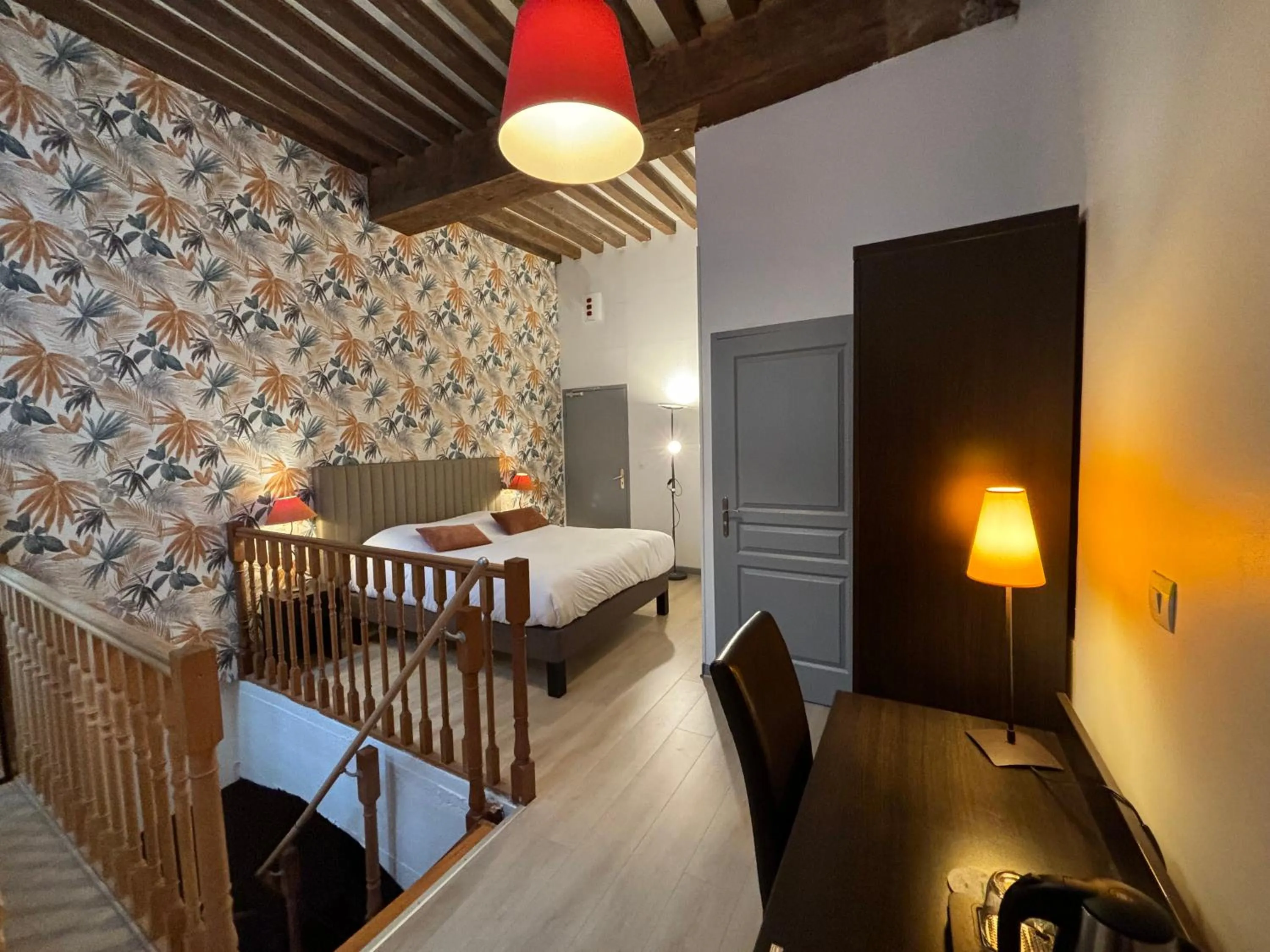 Bed in Hotel Le Jacquemart