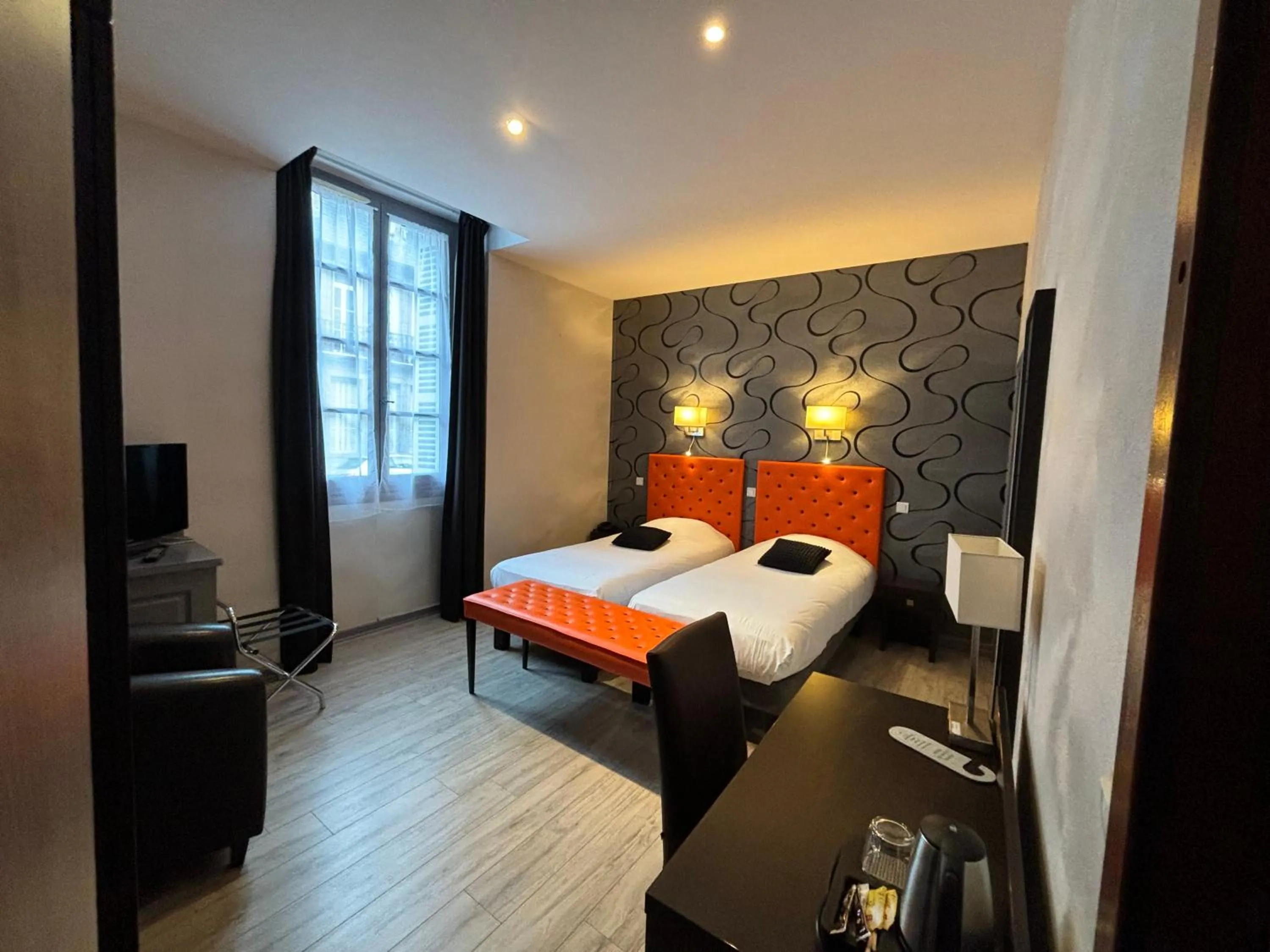 Bed in Hotel Le Jacquemart