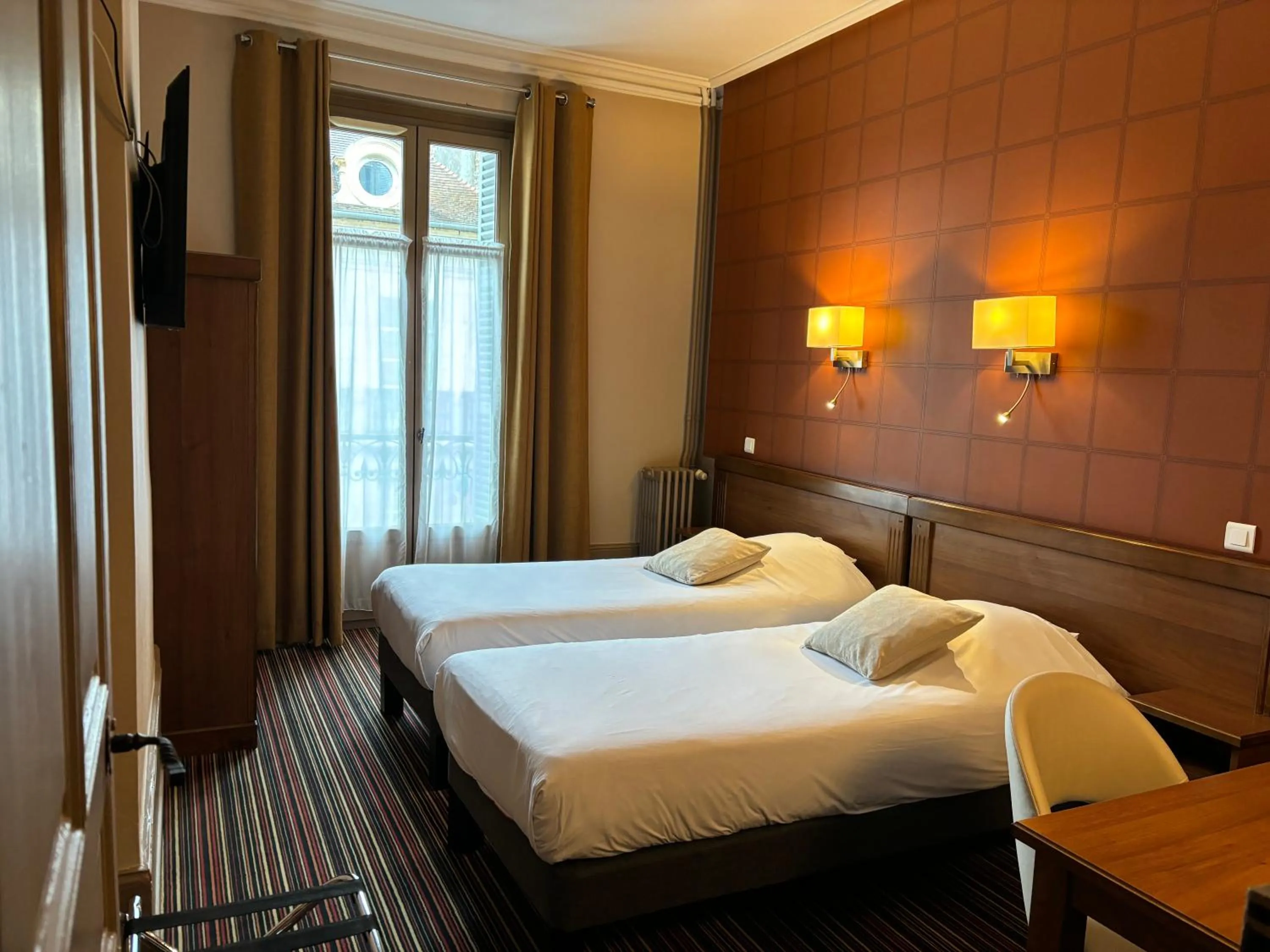 Bed in Hotel Le Jacquemart