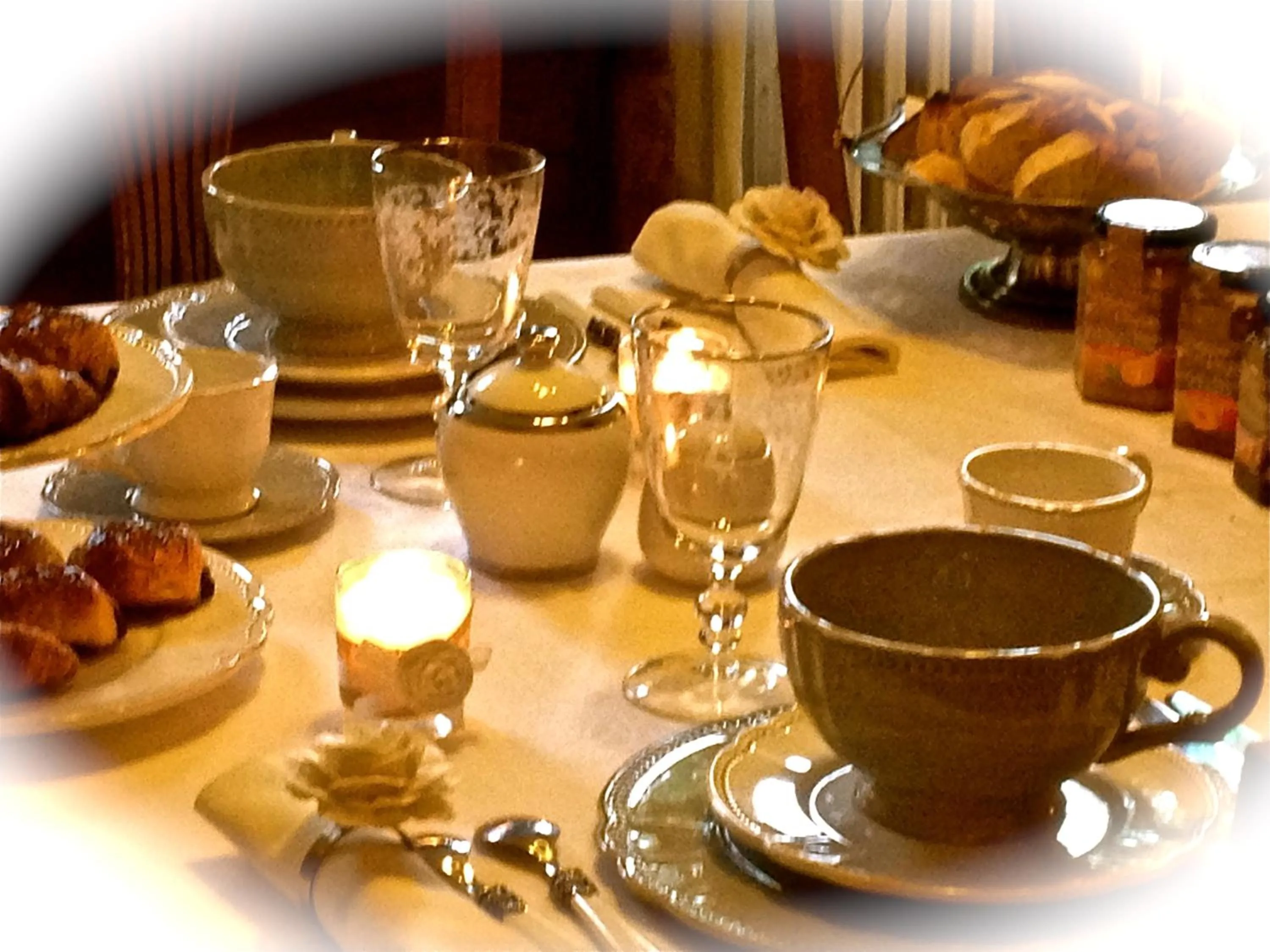 Continental breakfast in Le Moulin du Carla