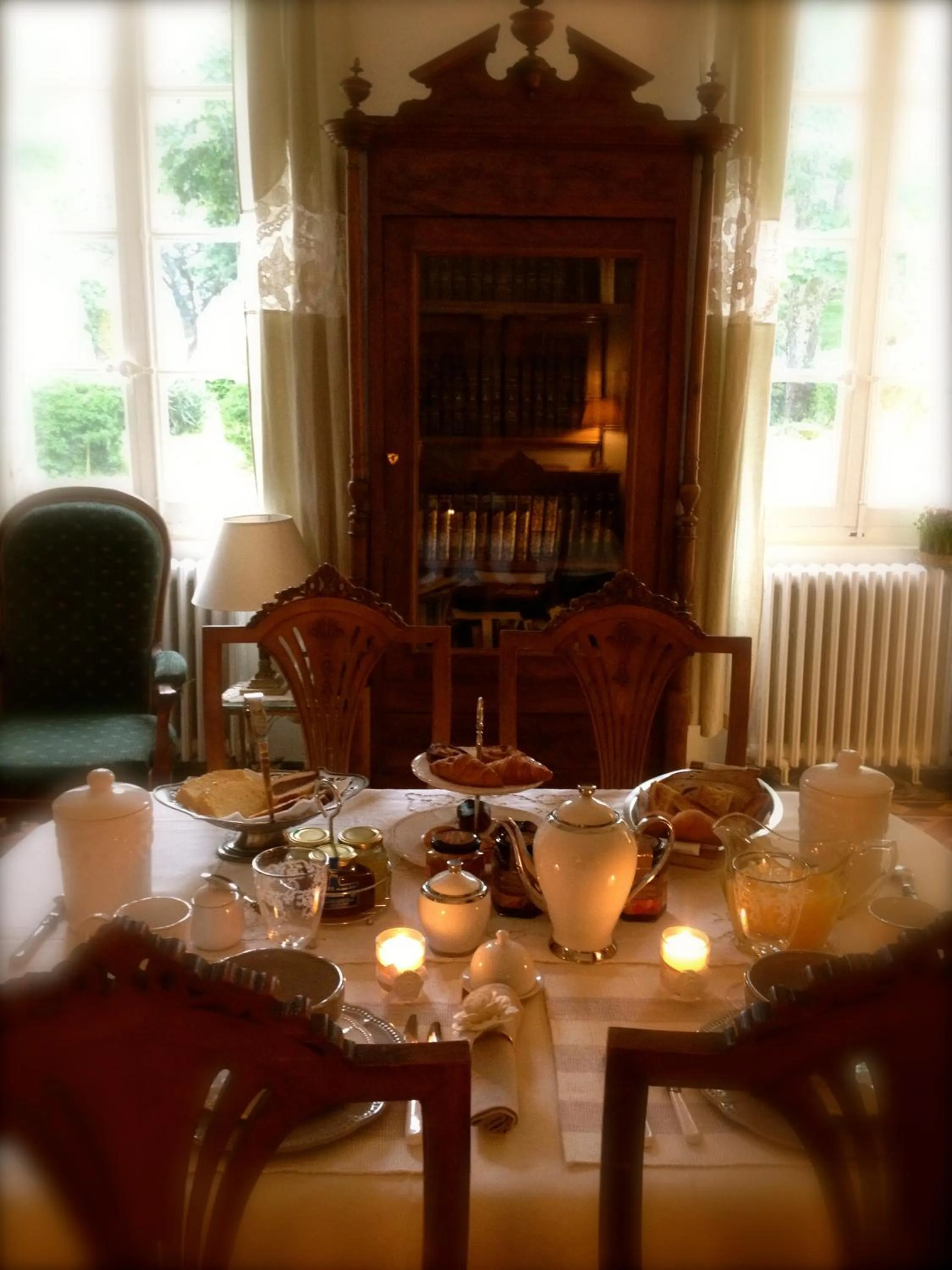 Continental breakfast in Le Moulin du Carla