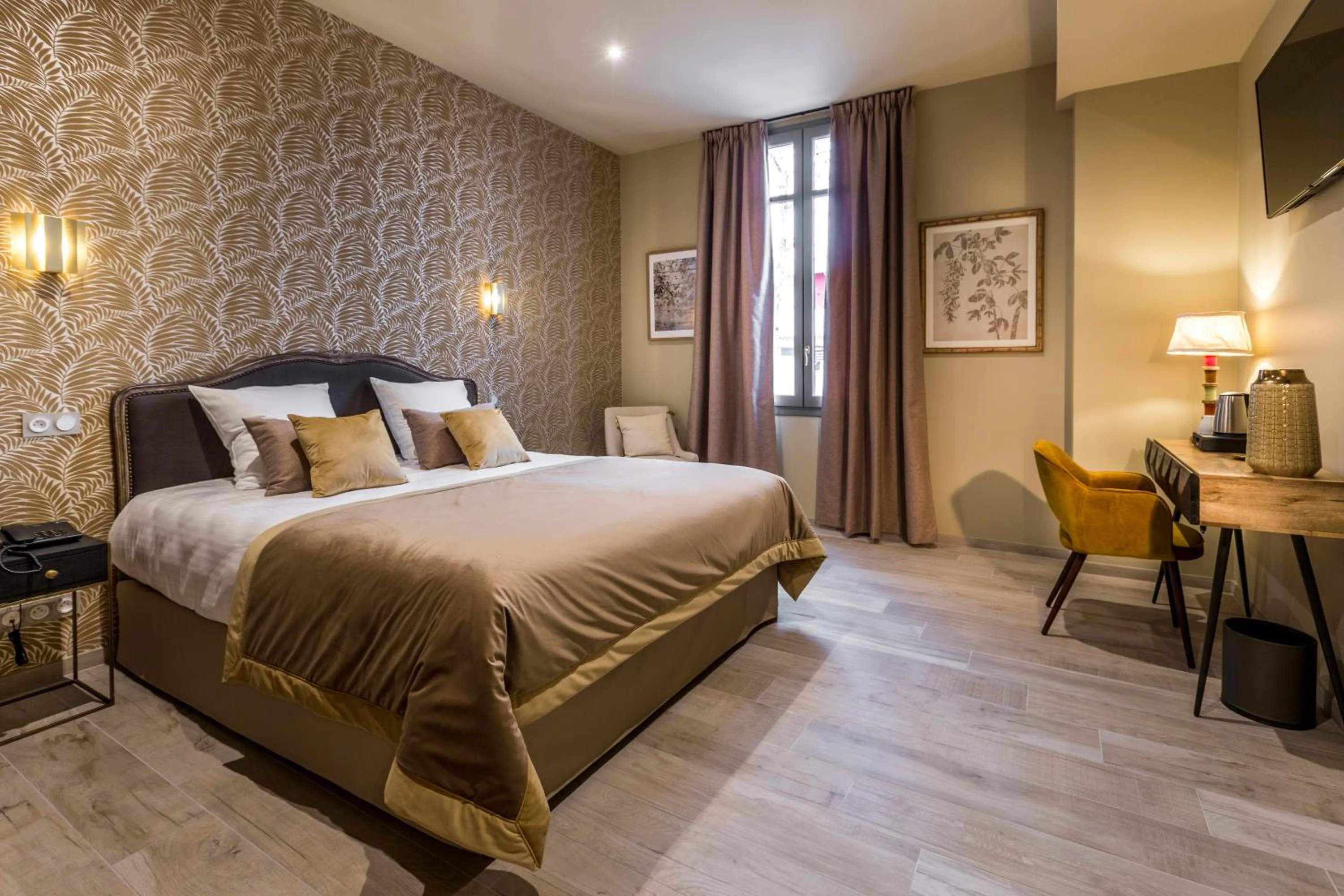 Bed in Hotel Clos Castel Villas Spa