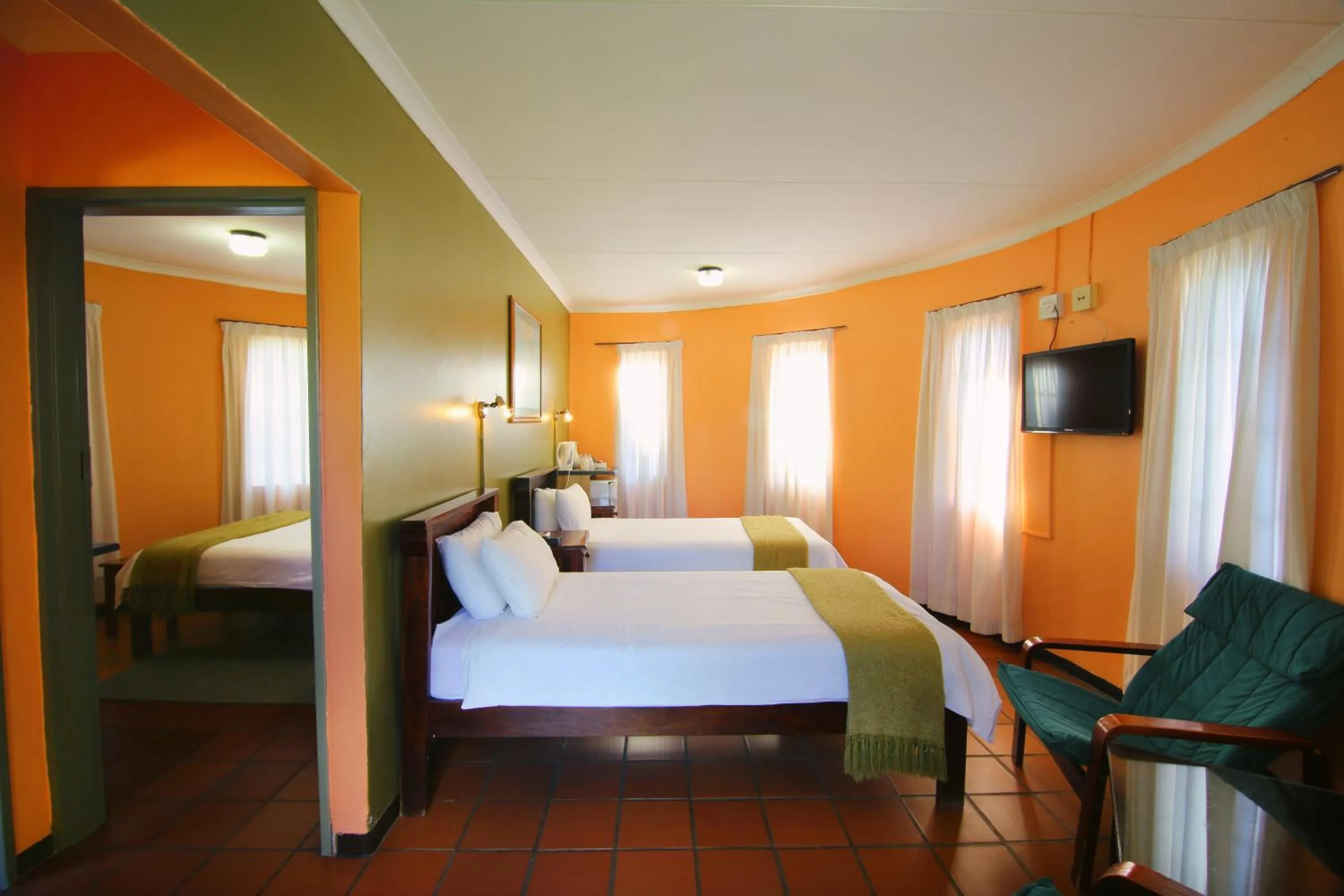 Property building, Bed in Kalahari Arms Hotel