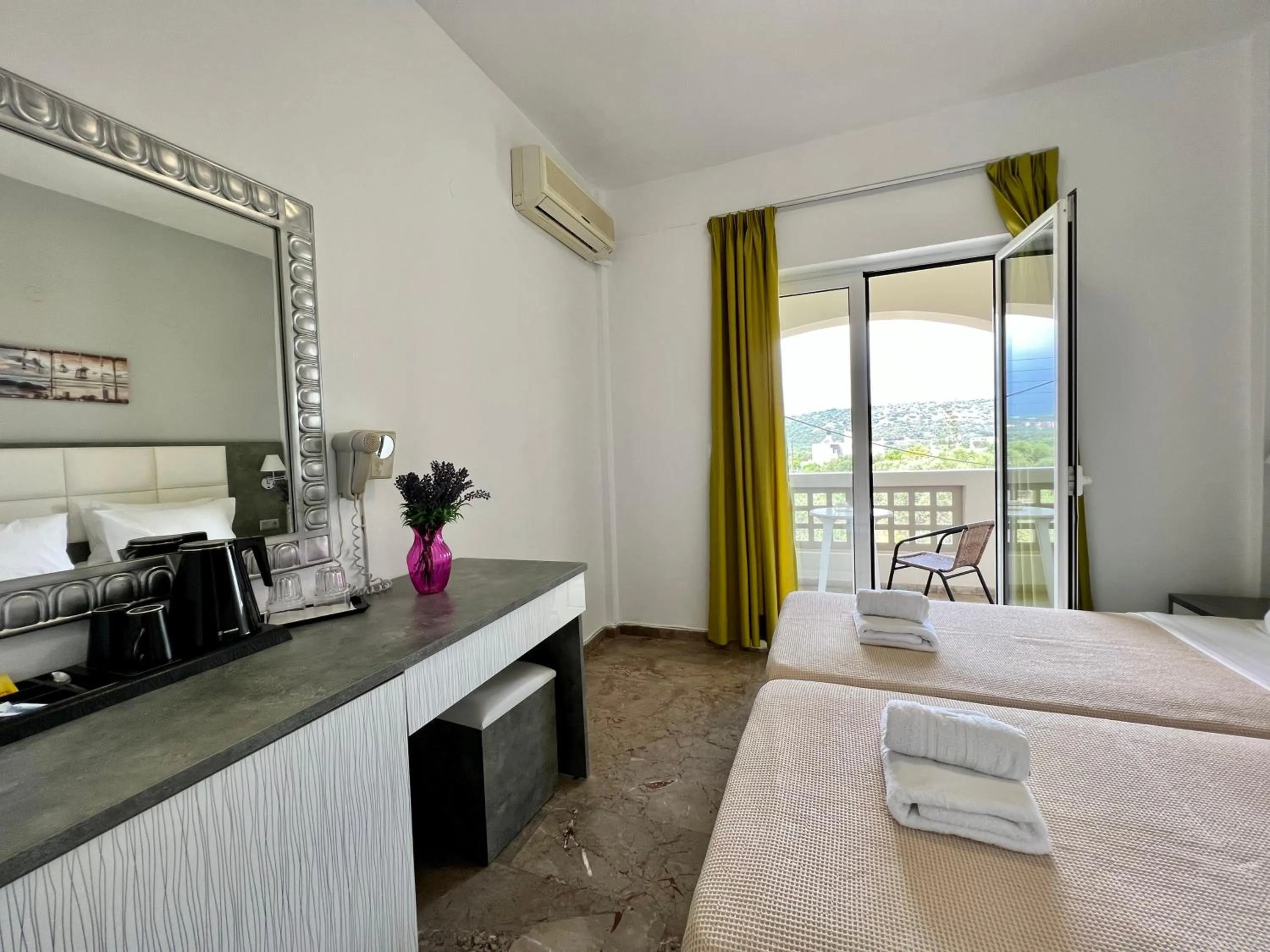 Bed in Maria Hotel Sisi