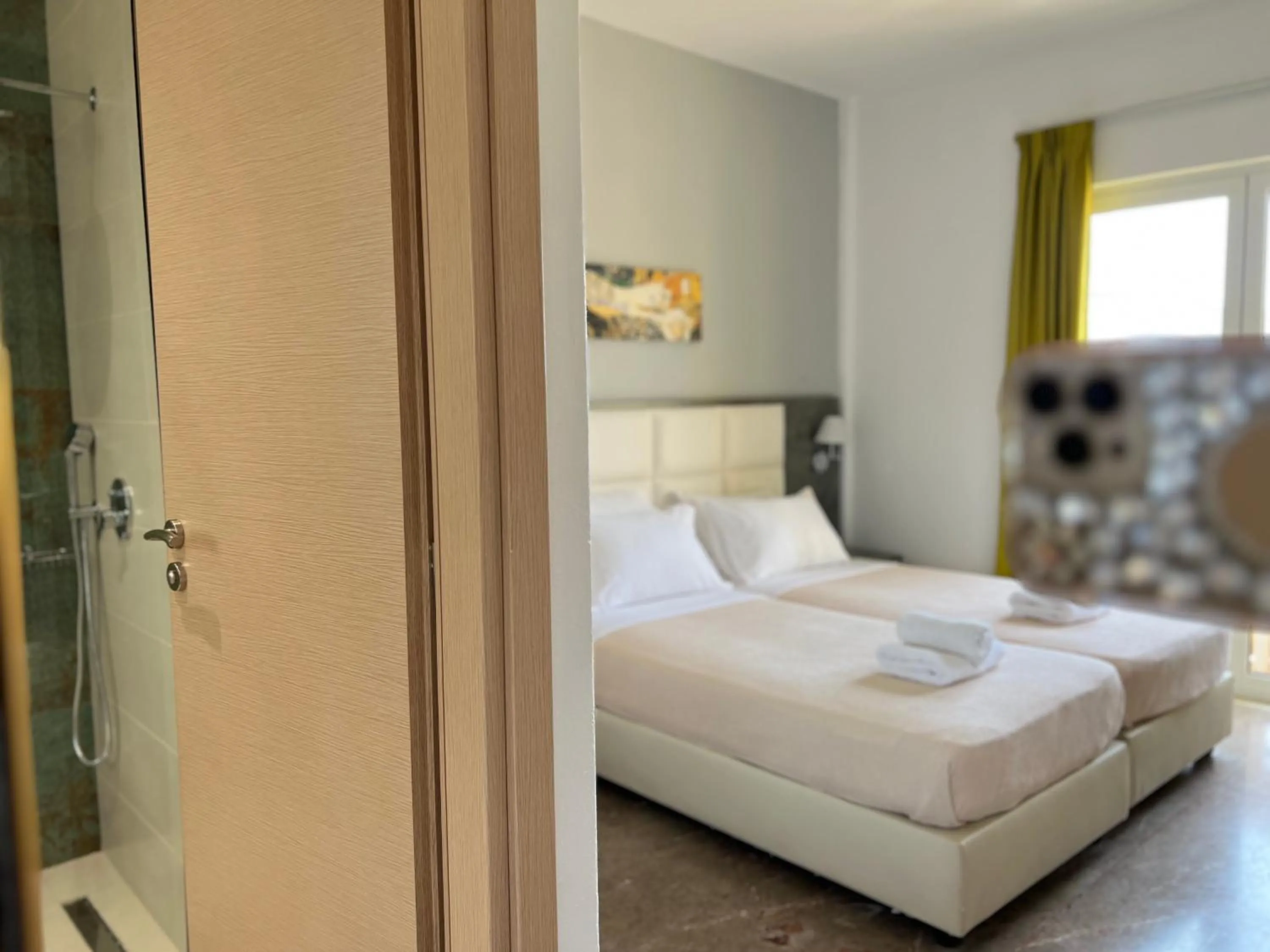 Bed in Maria Hotel Sisi