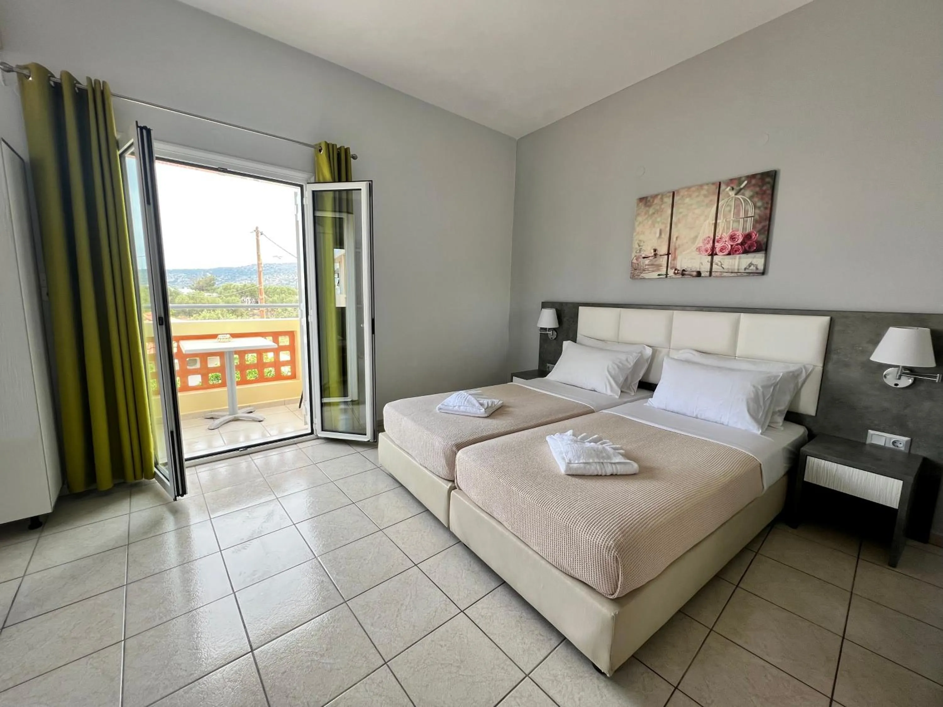 Bed in Maria Hotel Sisi