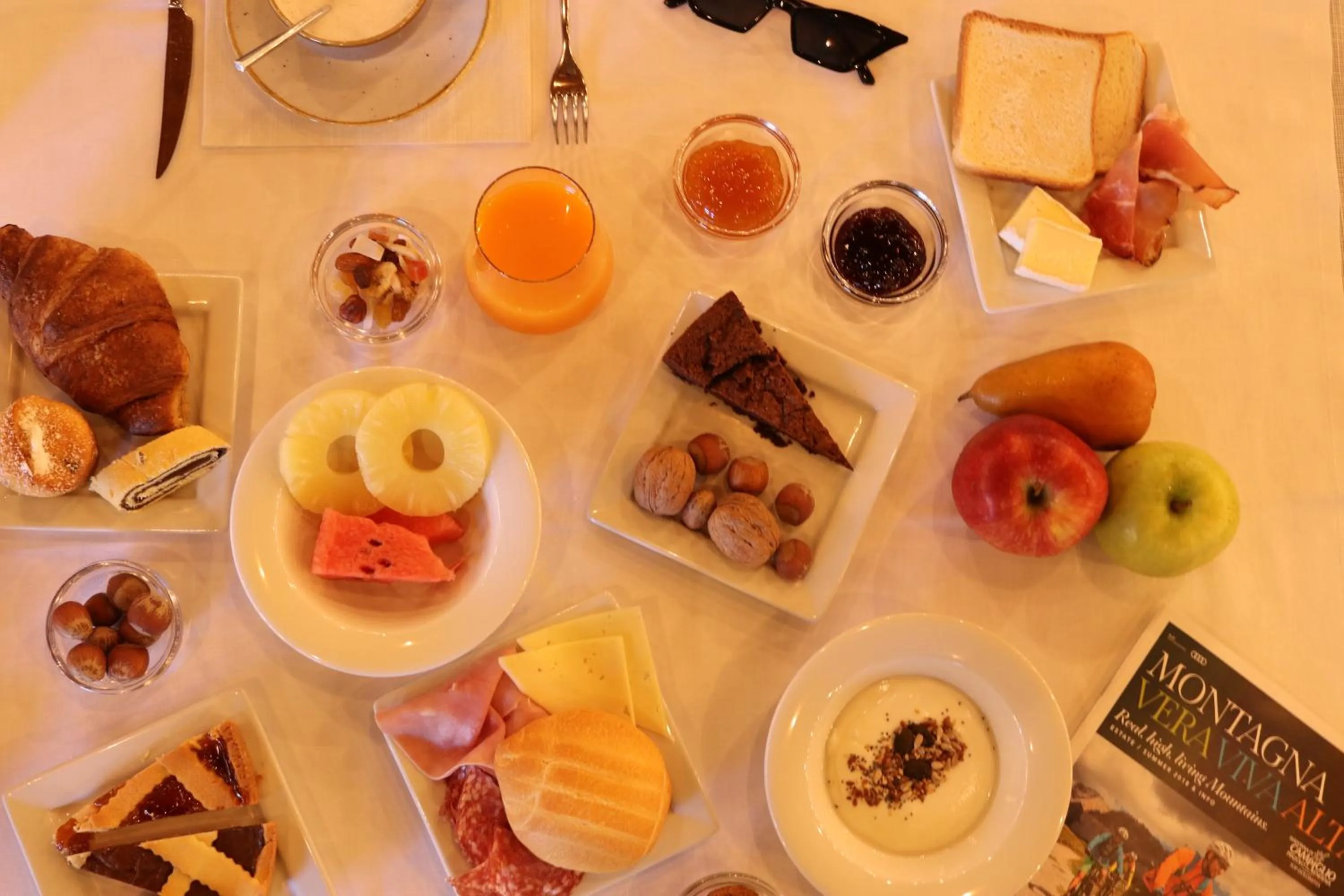 American breakfast in Style Hotel Grifone