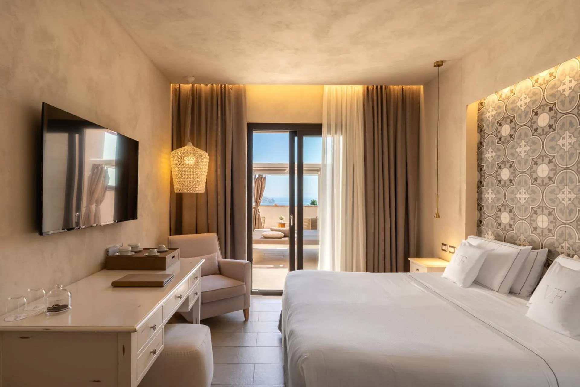 Bed in Villa Fiorita Boutique Hotel