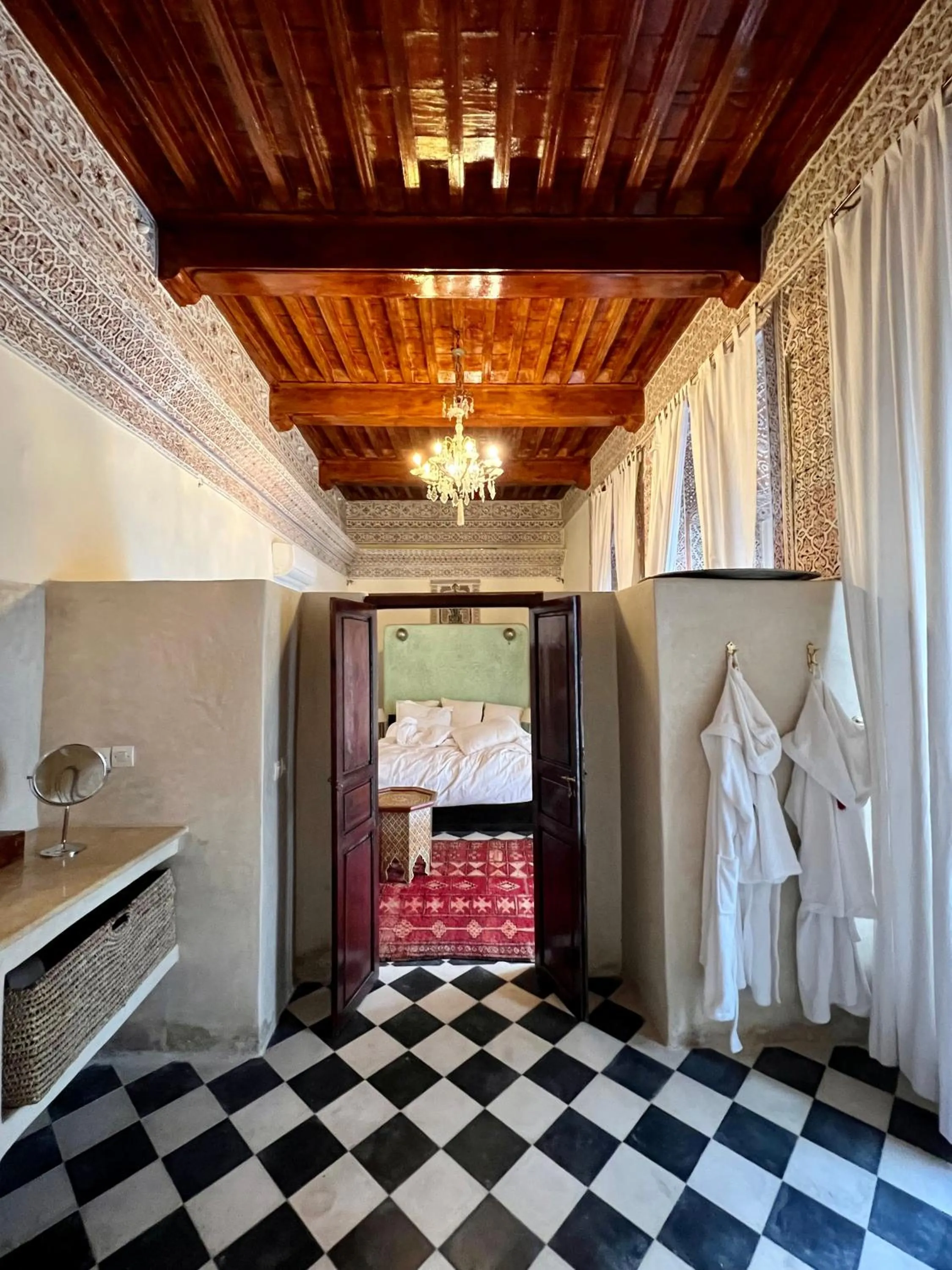 Bedroom, Bed in Riad Tizwa Marrakech