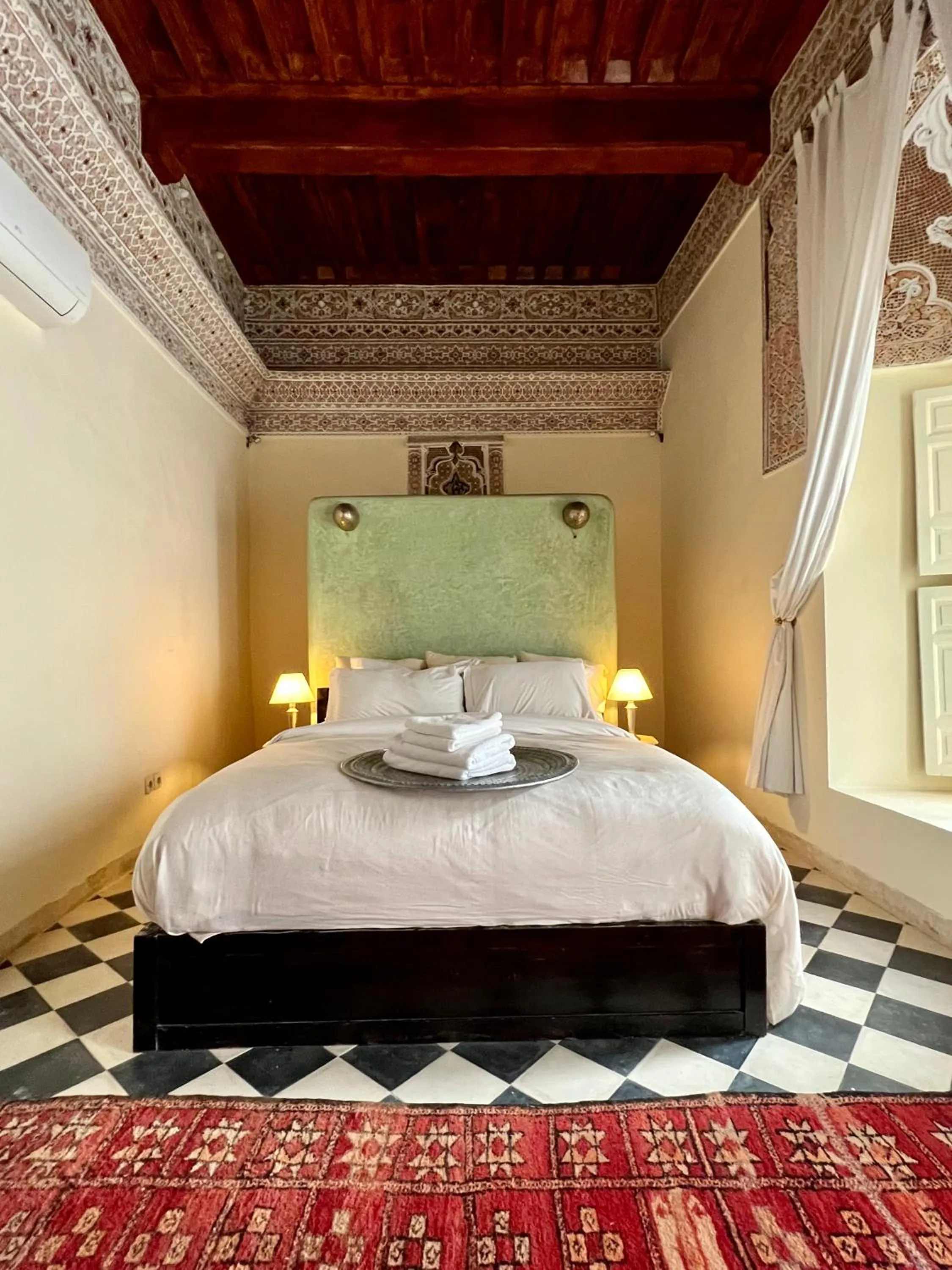 Bed in Riad Tizwa Marrakech