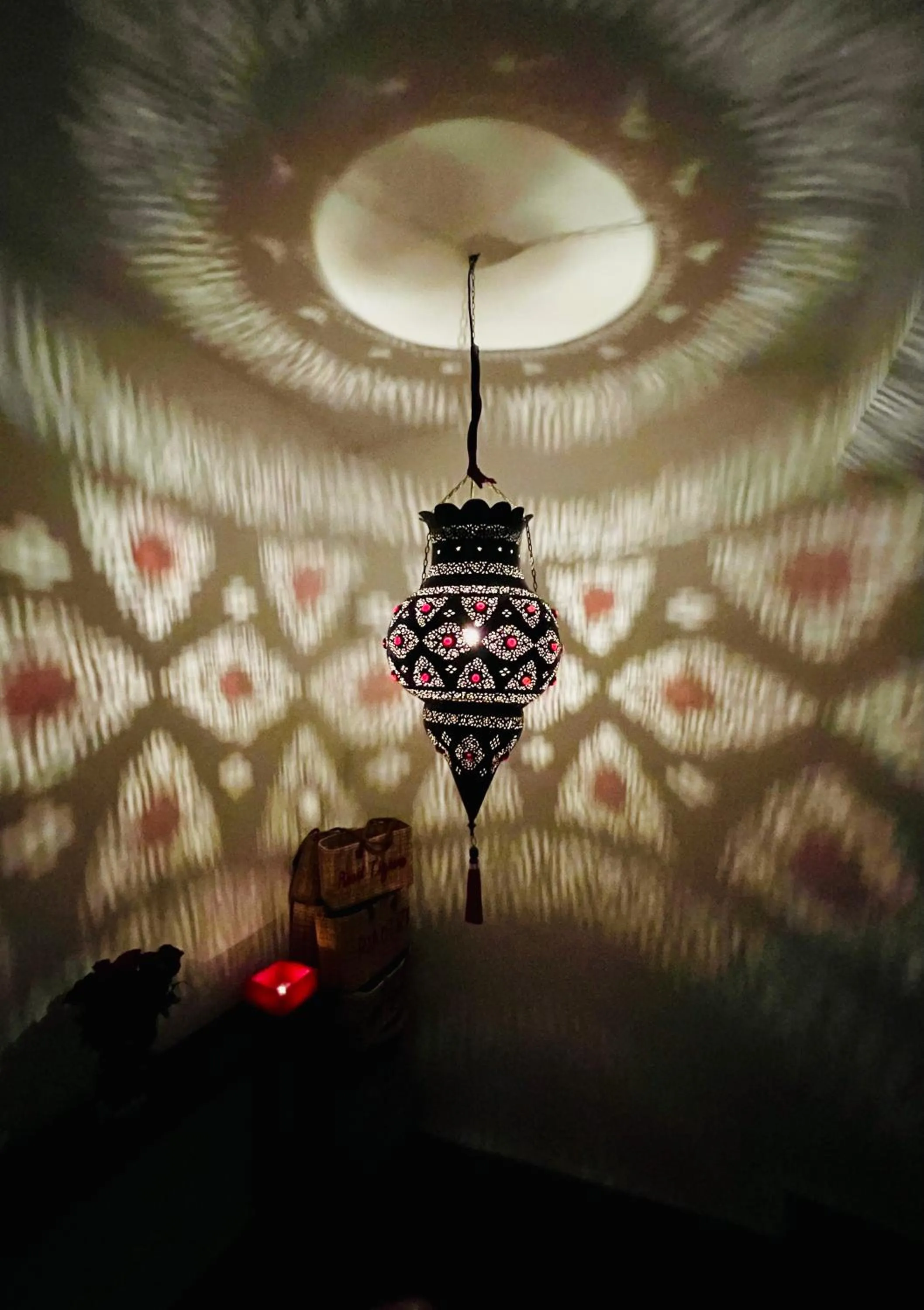 Decorative detail in Riad Tizwa Marrakech