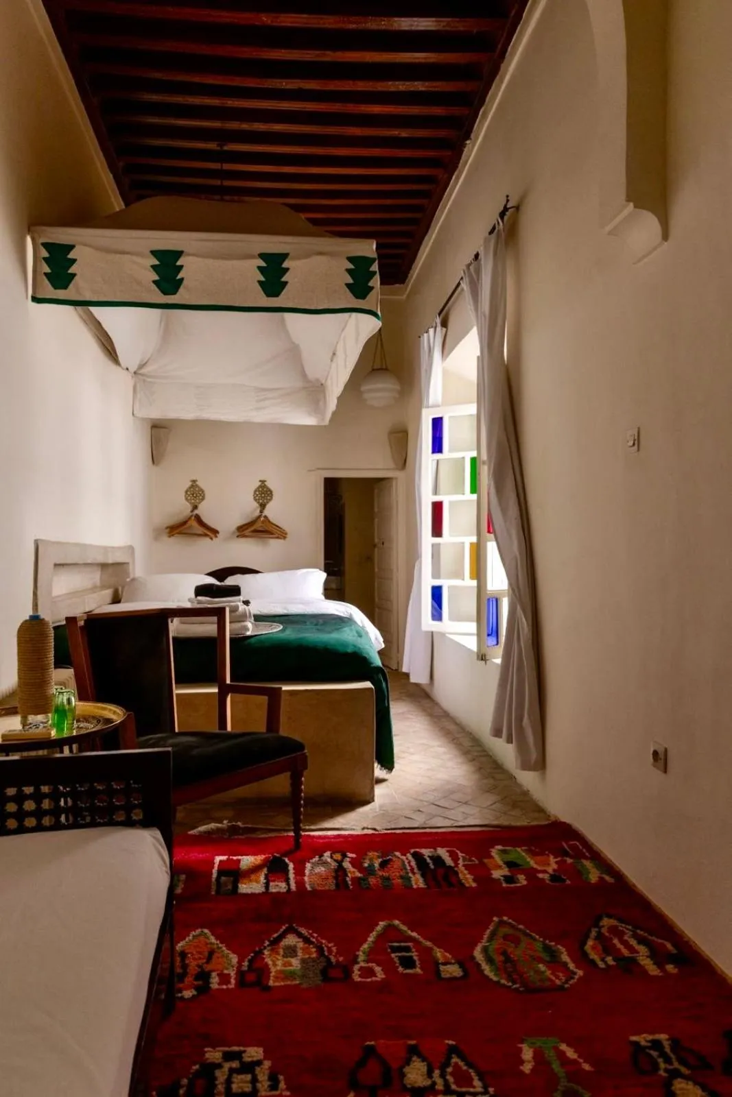 Bed in Riad Tizwa Marrakech