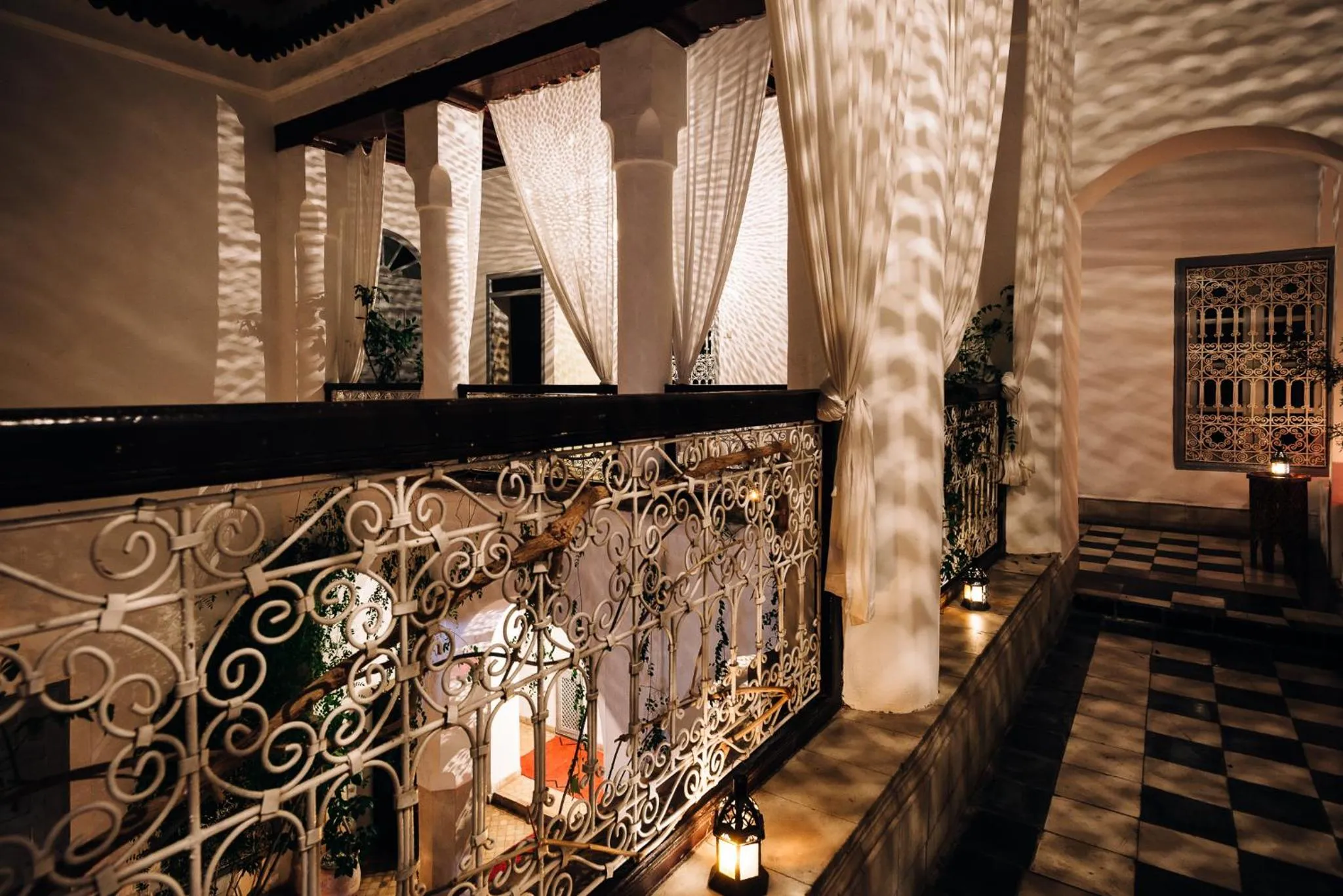 Balcony/Terrace in Riad Tizwa Marrakech