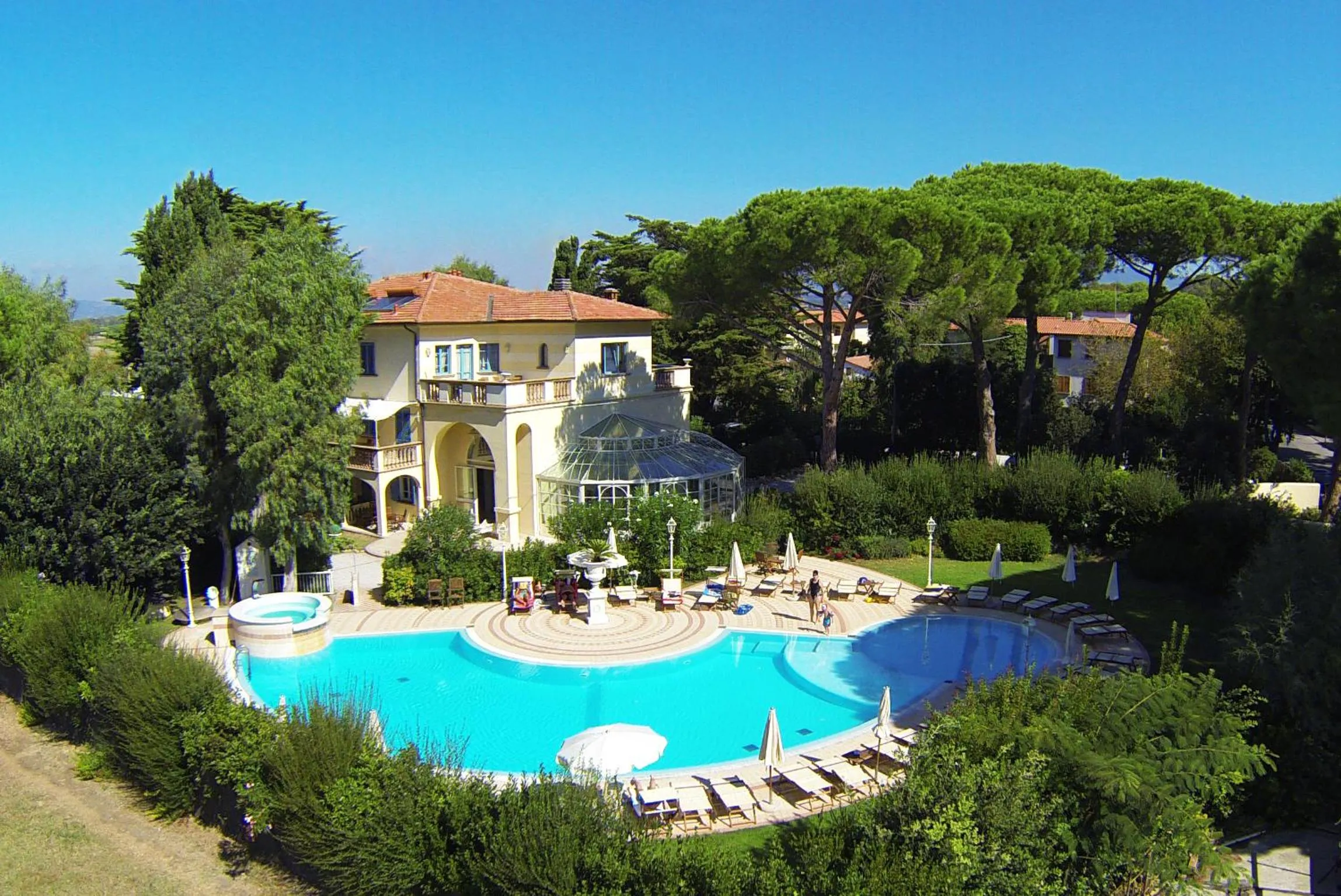 Bird's eye view in Villa Mazzanta Relais & Hotel