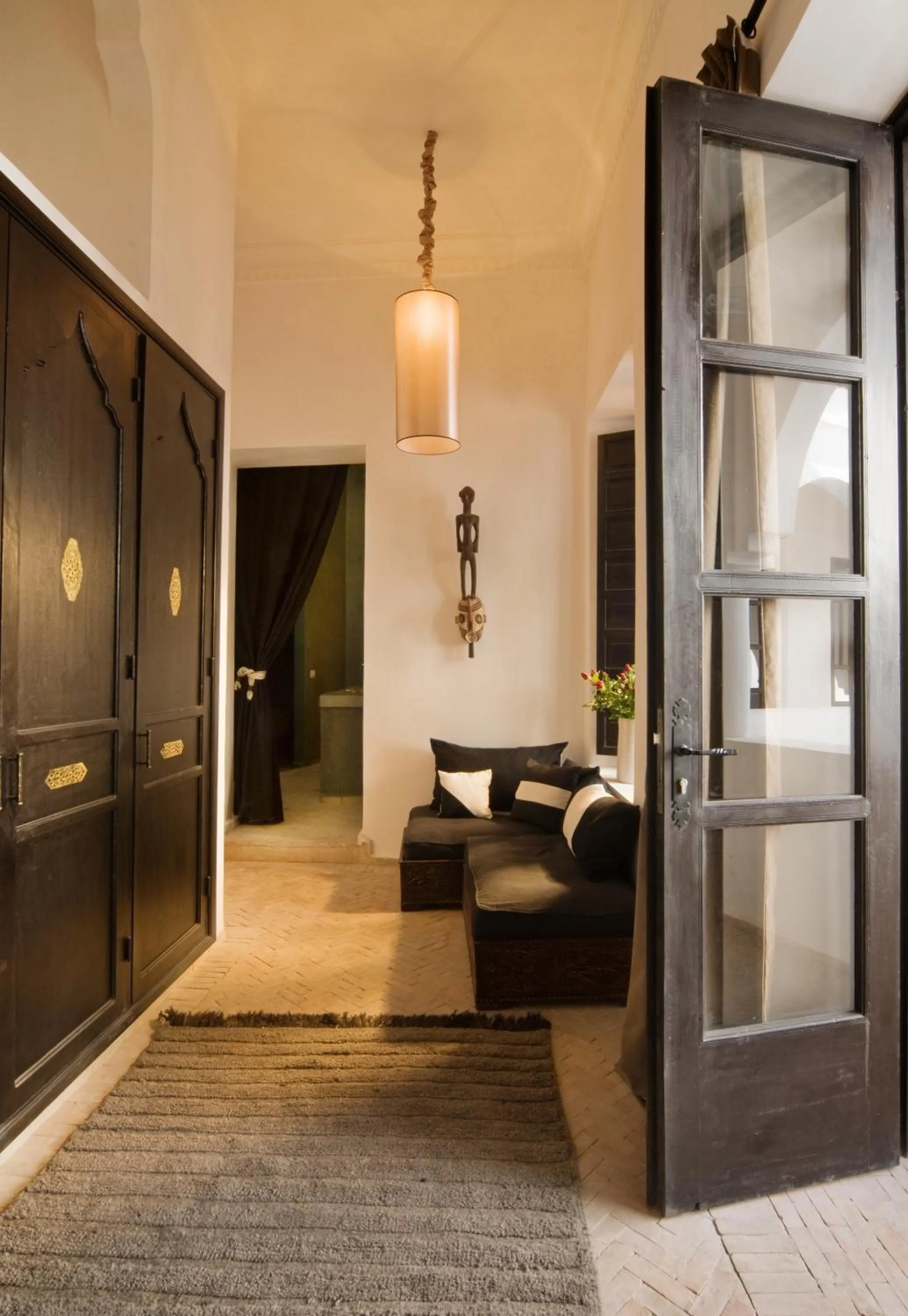 Seating area in Maison Manzano