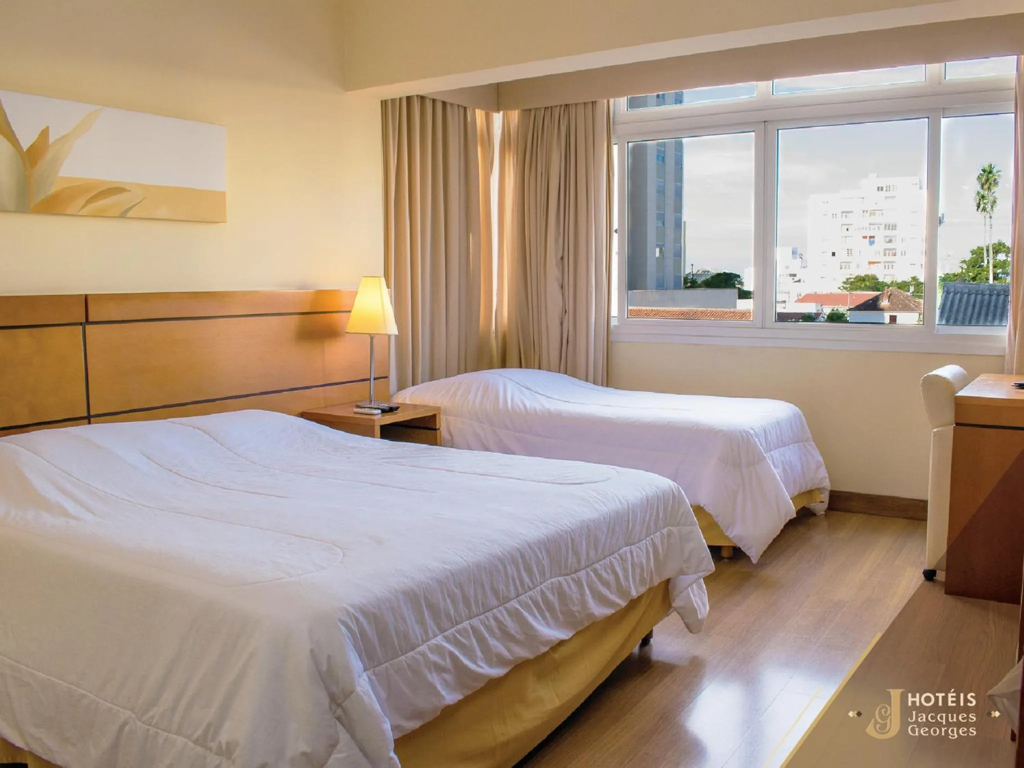 Bed in Hotel Jacques Georges Business