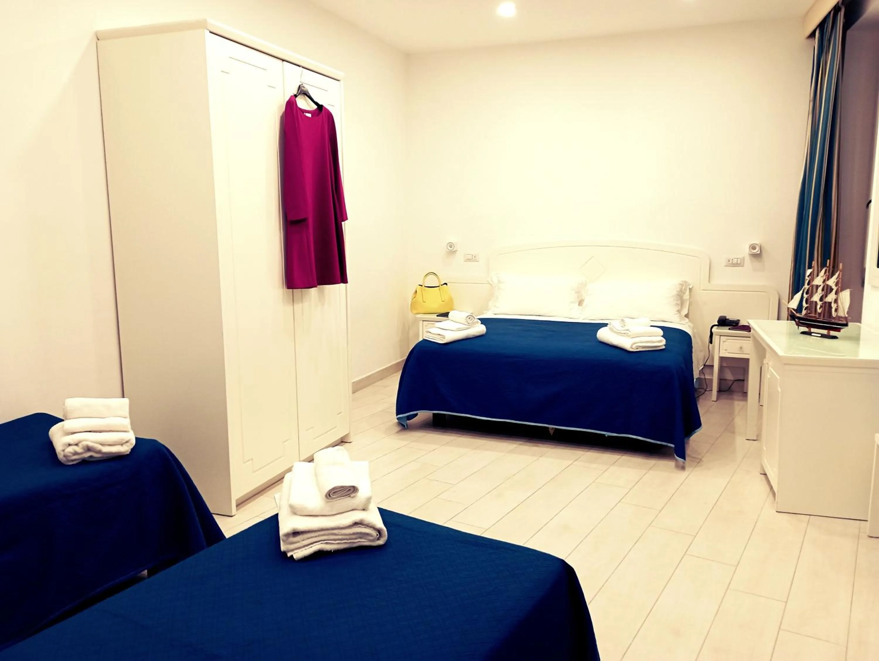 Bed in Hotel Oriente