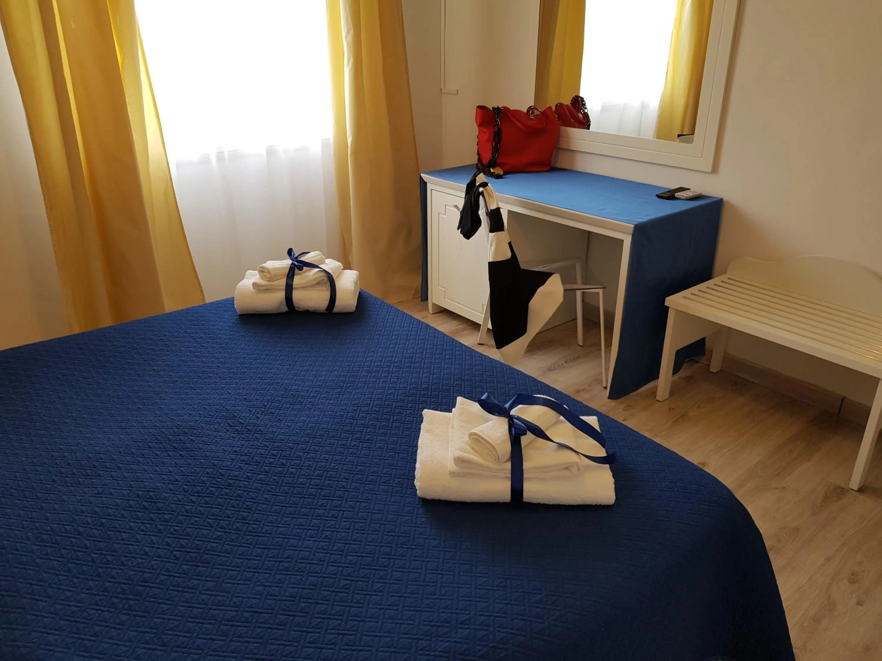 Bed in Hotel Oriente