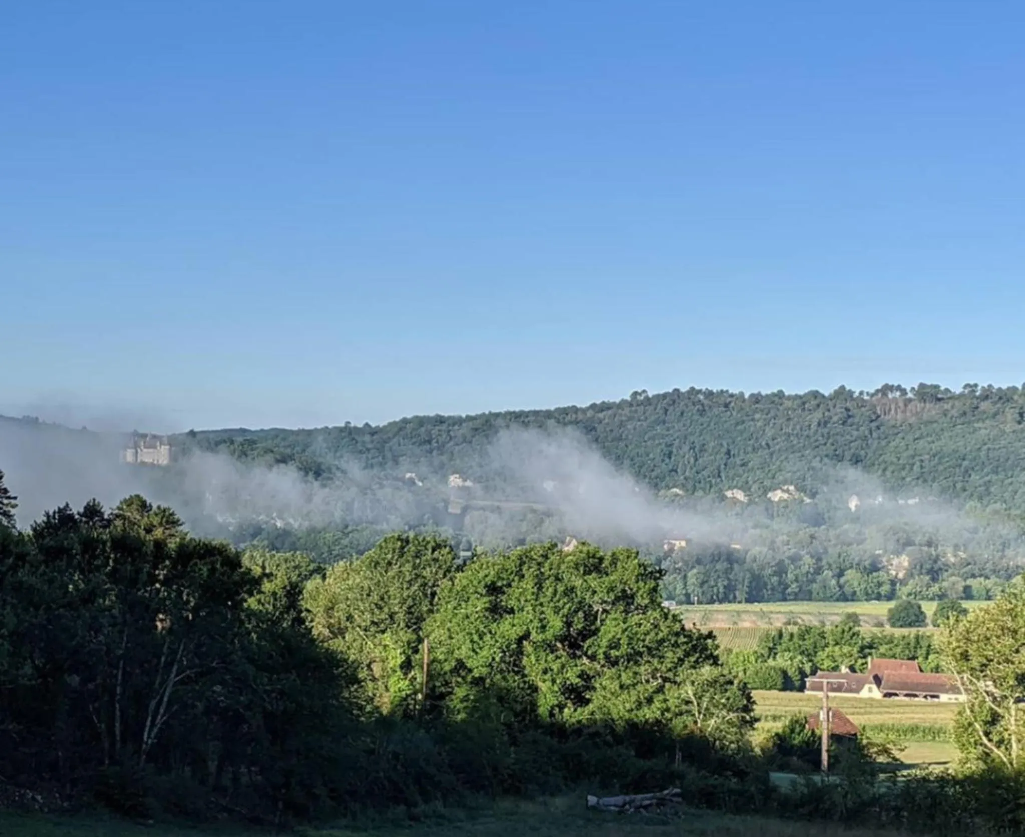 Natural landscape in Domaine de Fleurie