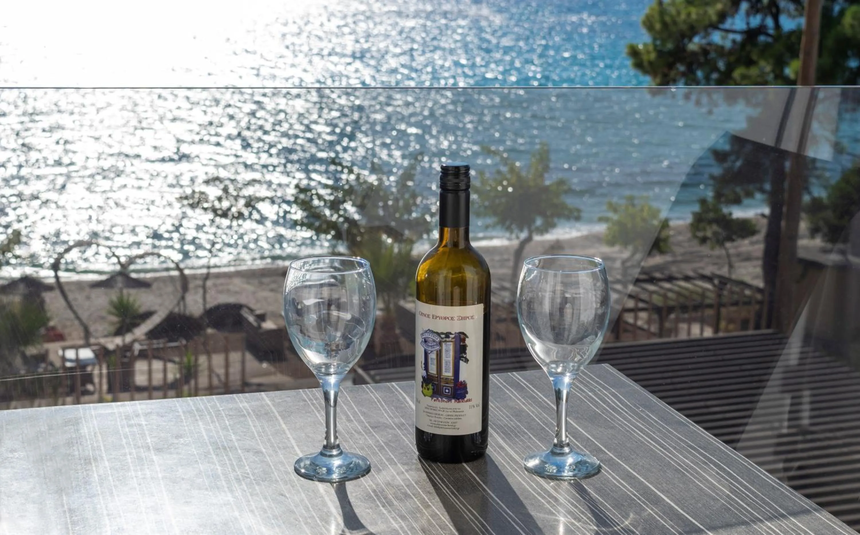 Sea view in Beach Hotel Kapahi