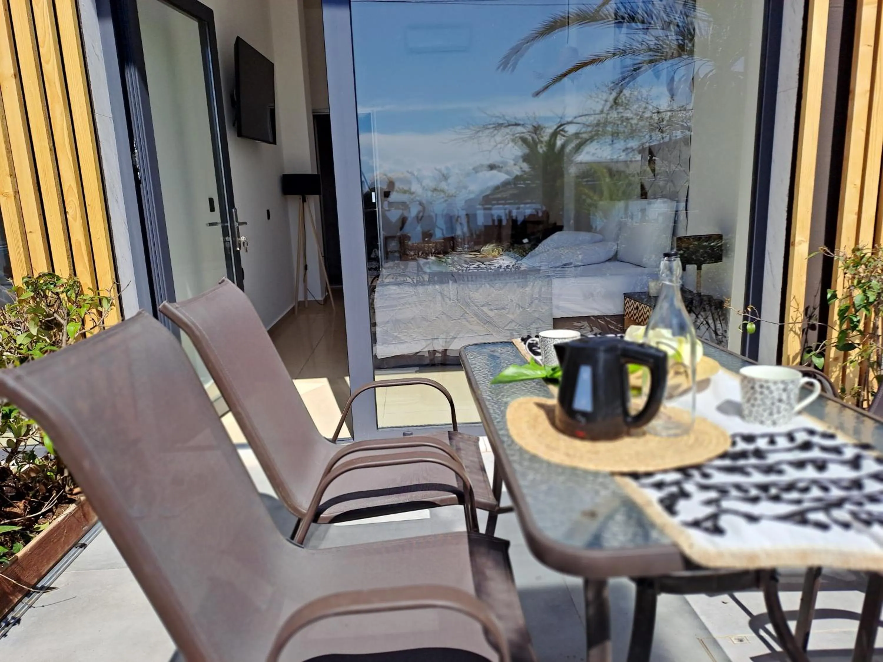 Balcony/Terrace in Beach Hotel Kapahi