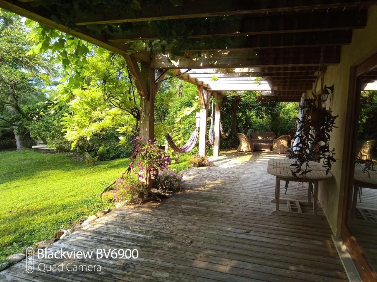 Patio in BioAgriturismo Vegan Campo di Cielo