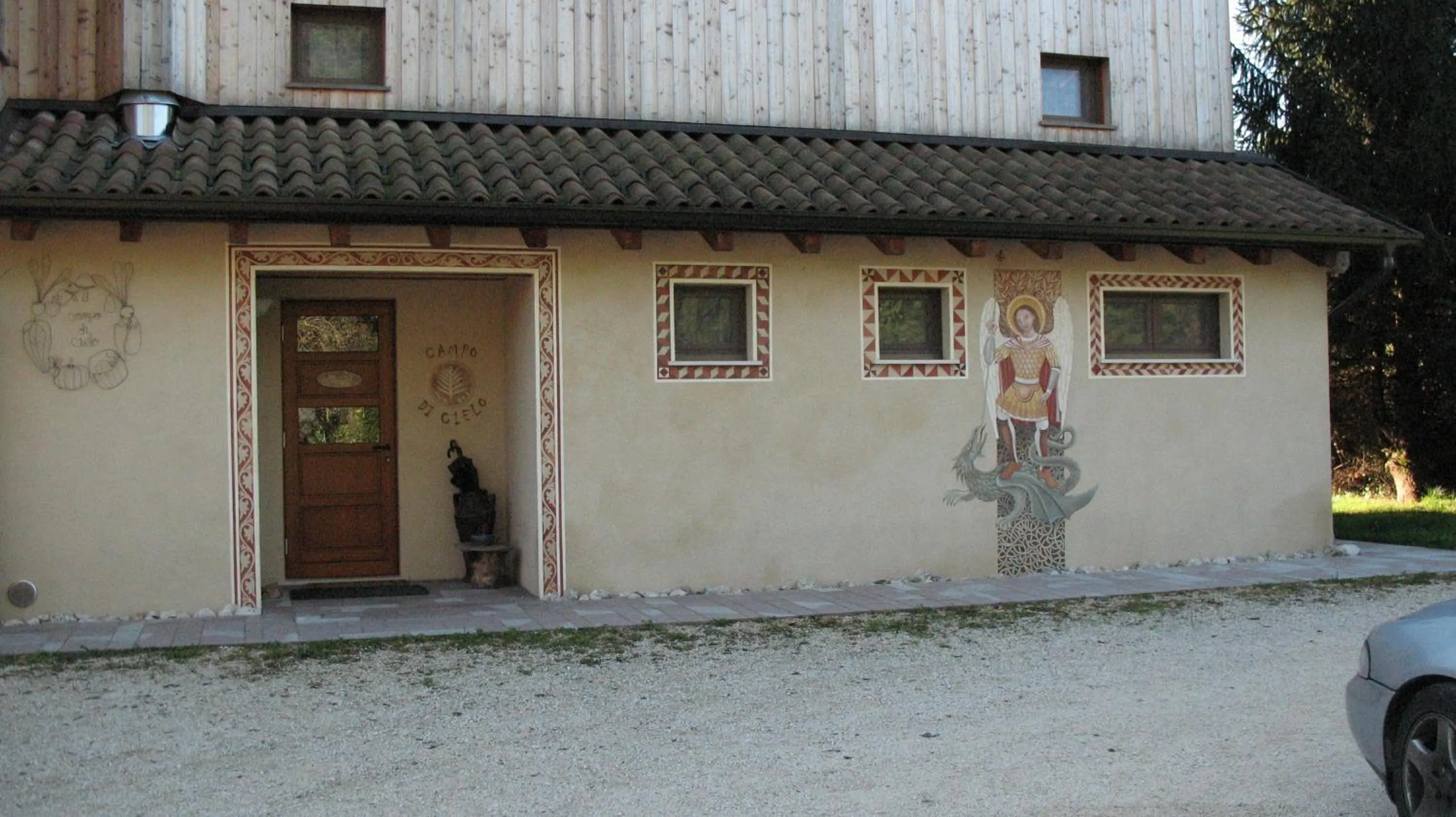 Facade/entrance in BioAgriturismo Vegan Campo di Cielo