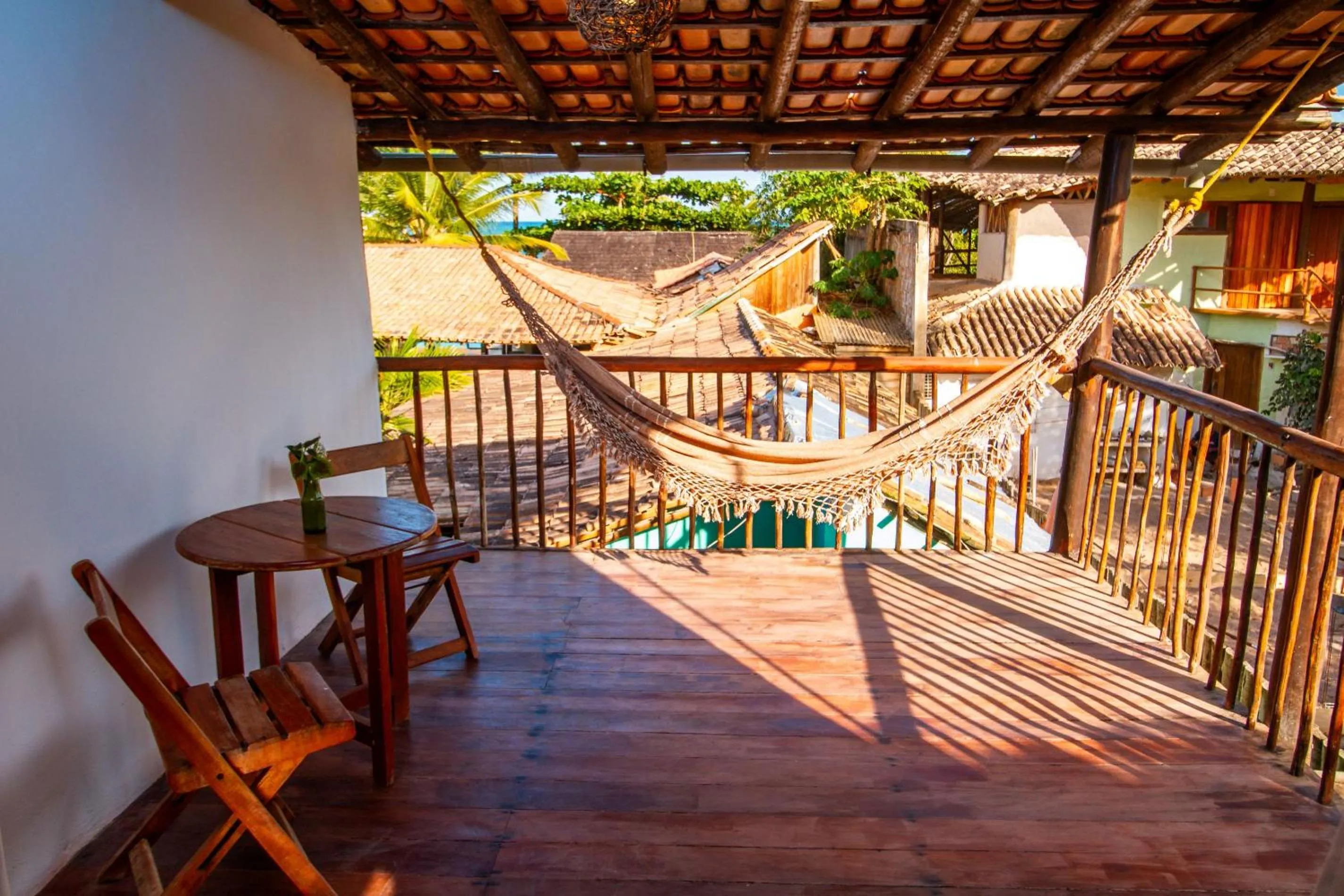 Balcony/Terrace in Travel Inn Pousadas & Beach Club Trancoso