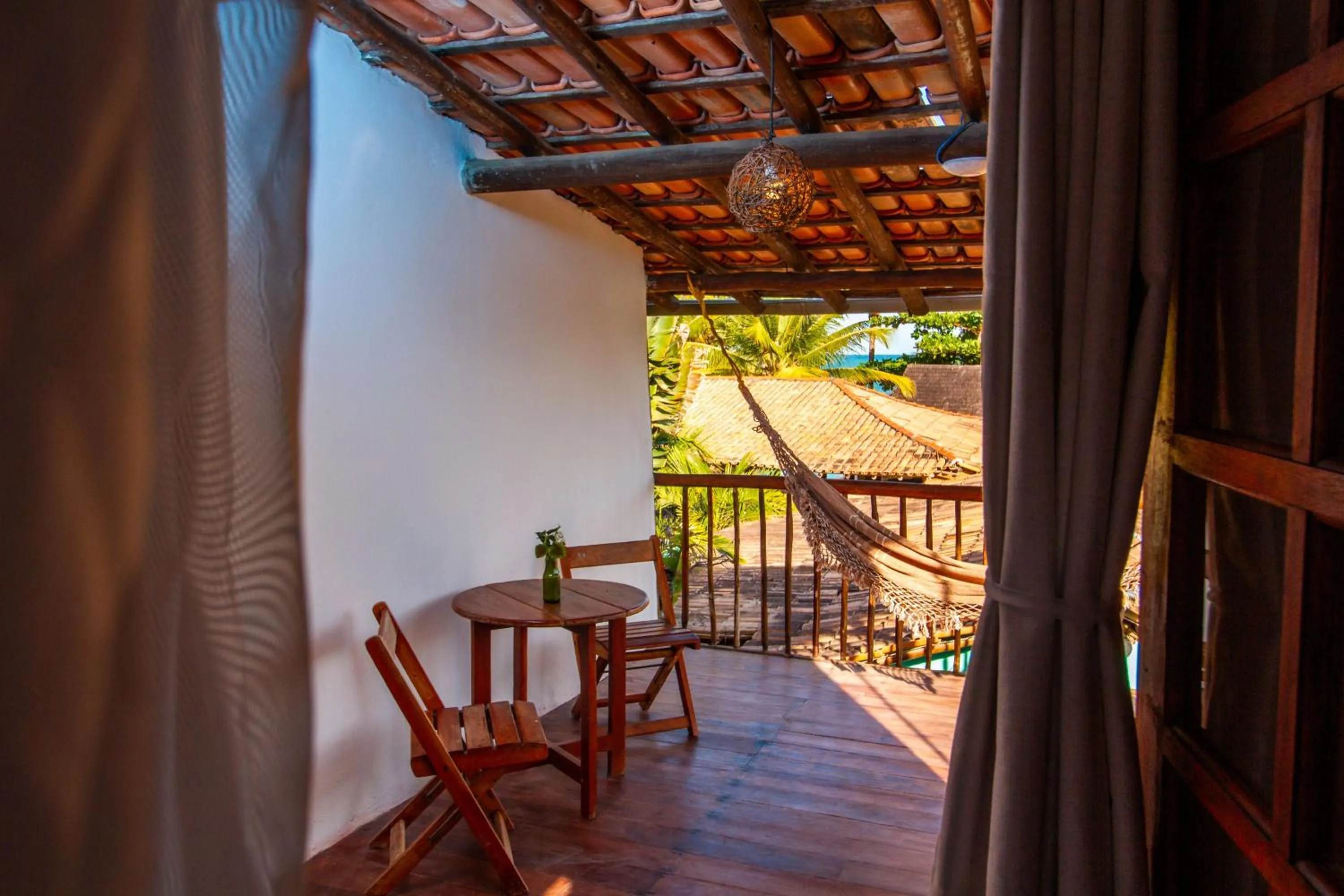 Balcony/Terrace in Travel Inn Pousadas & Beach Club Trancoso