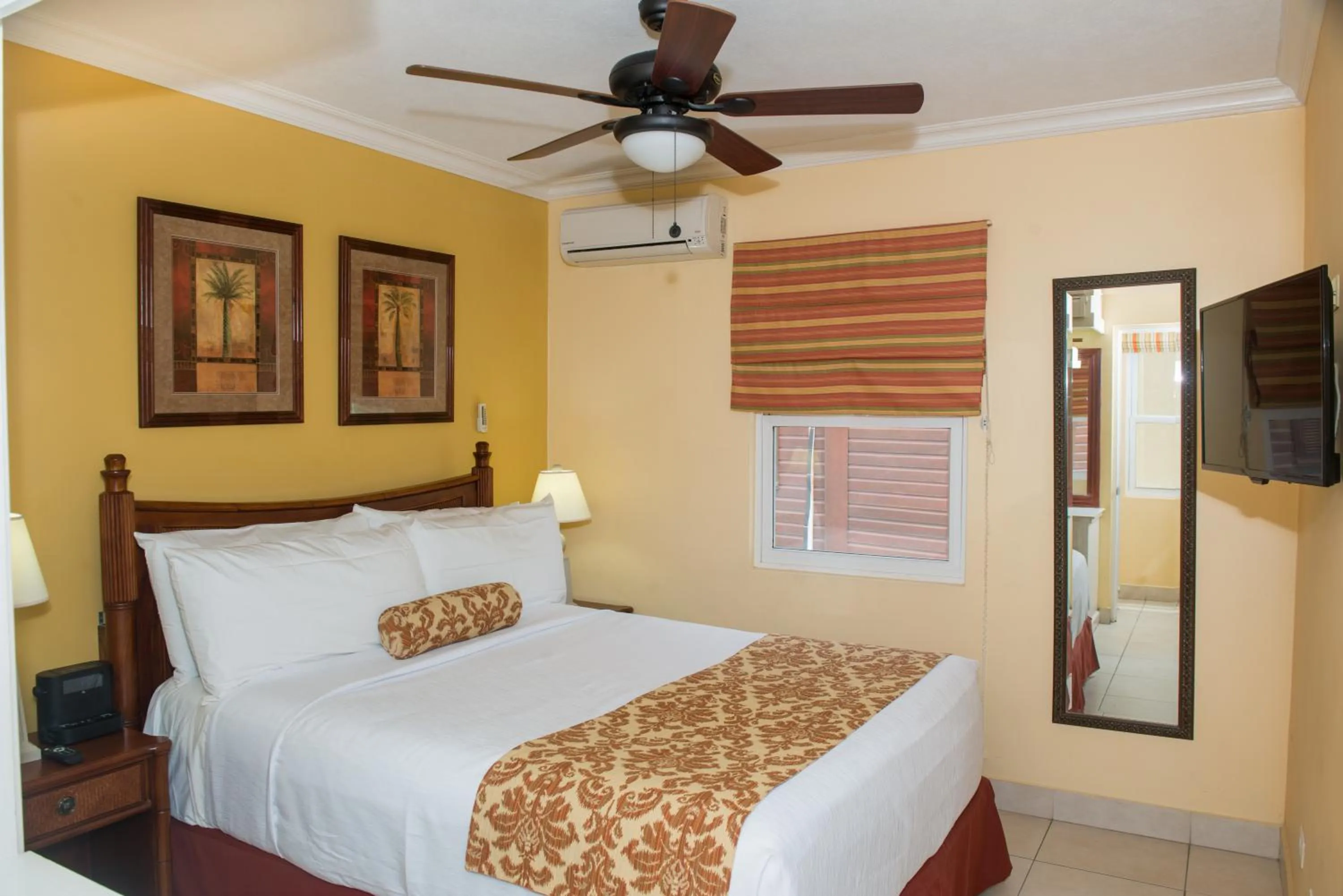 Bed in Yellow Bird Hotel