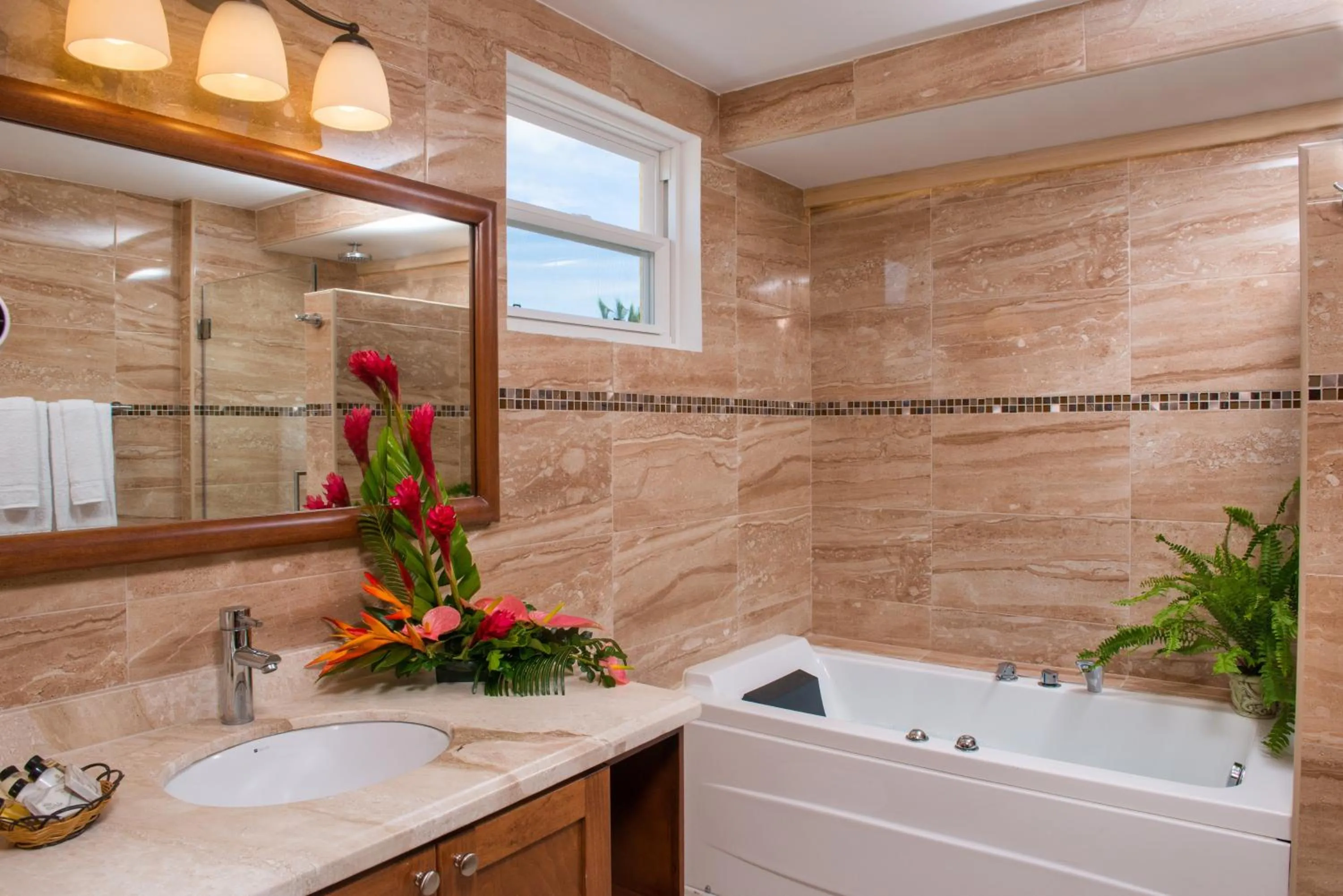 Bathroom in Yellow Bird Hotel