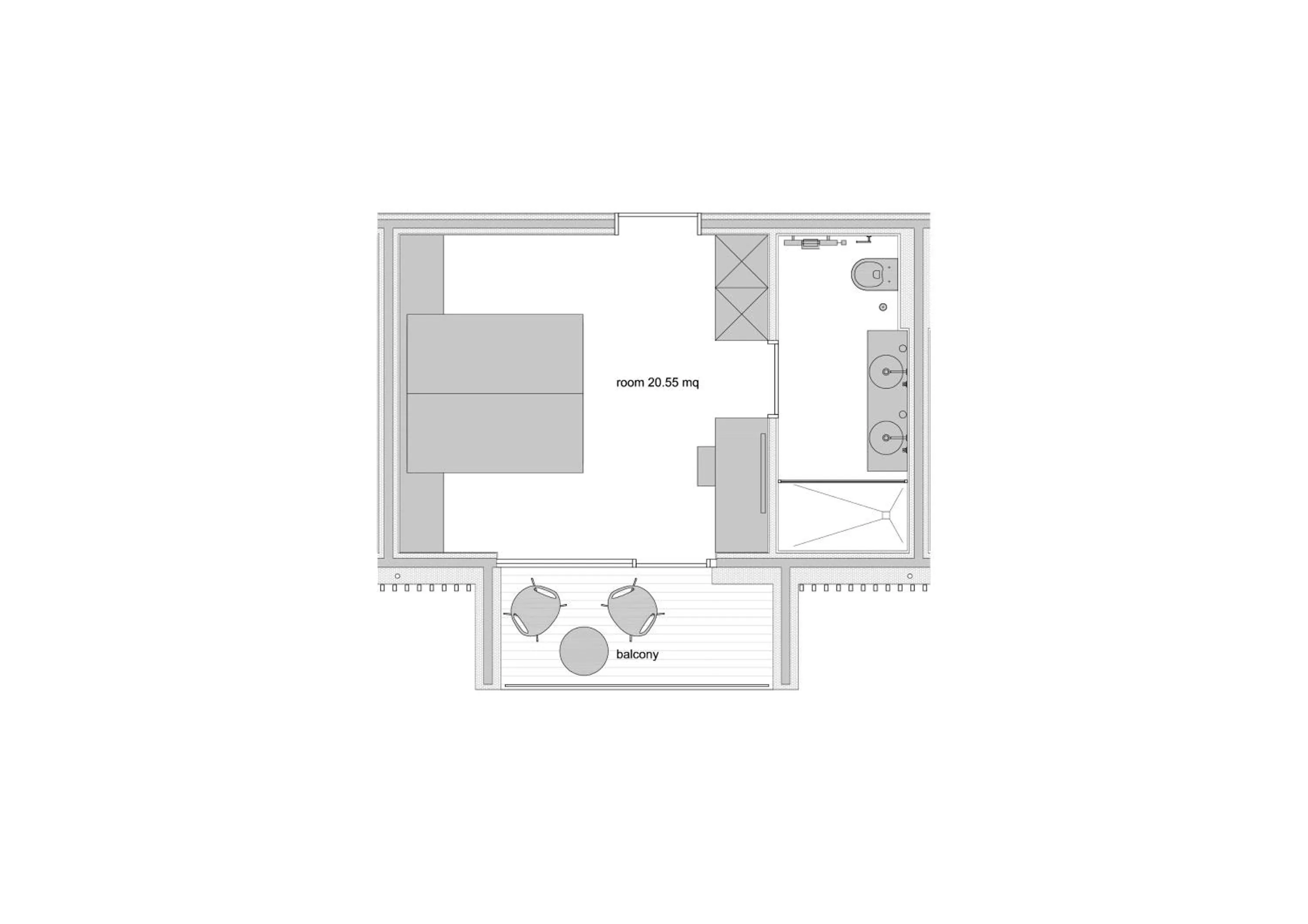 Floor plan in WUD hotel