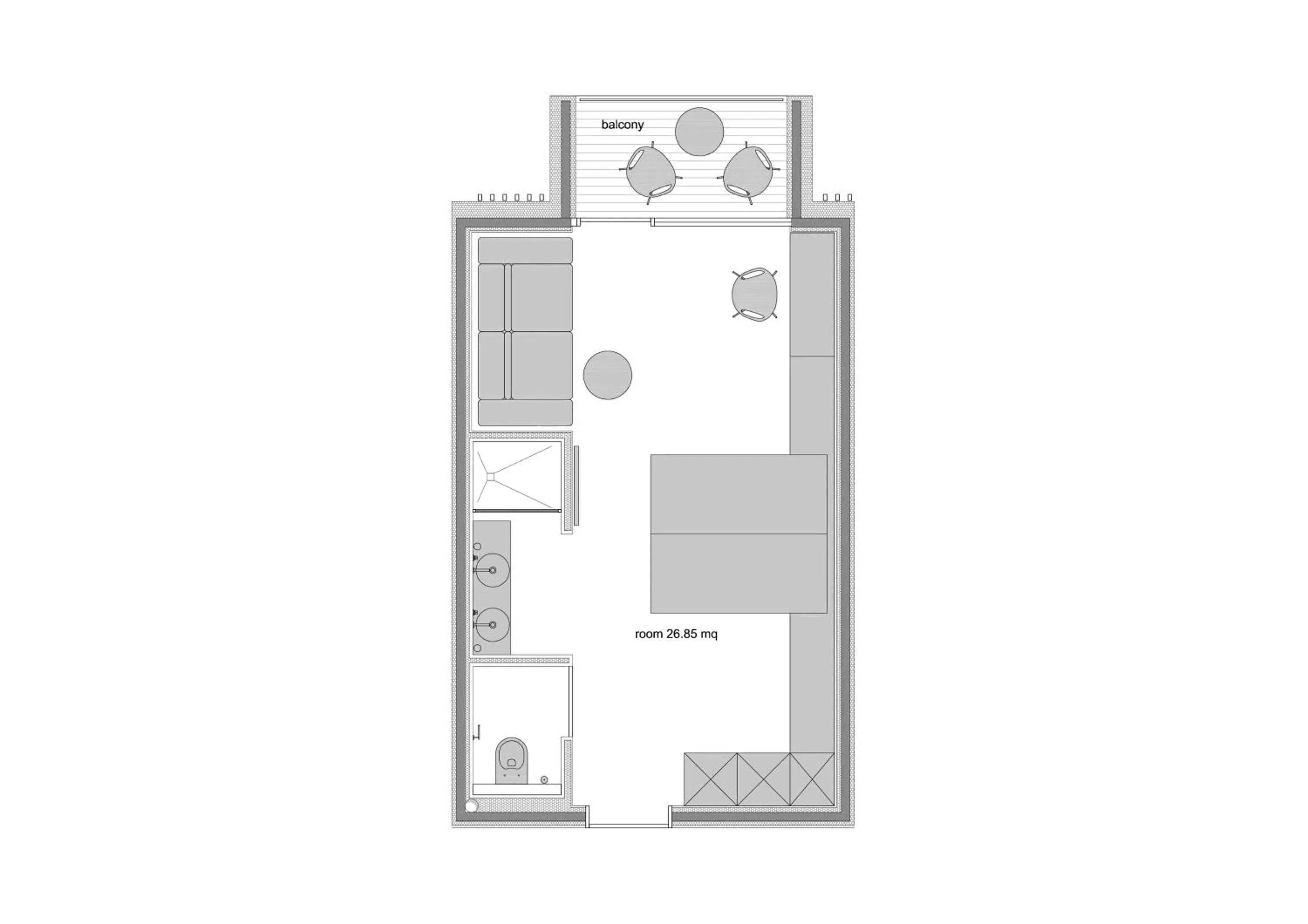Floor plan in WUD hotel