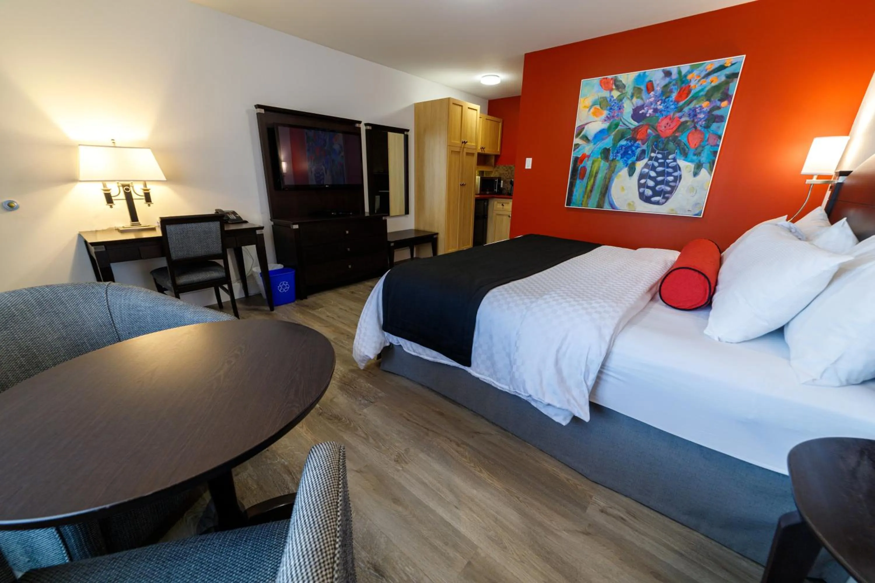 Bed in Hôtel-Motel Castel de la Mer