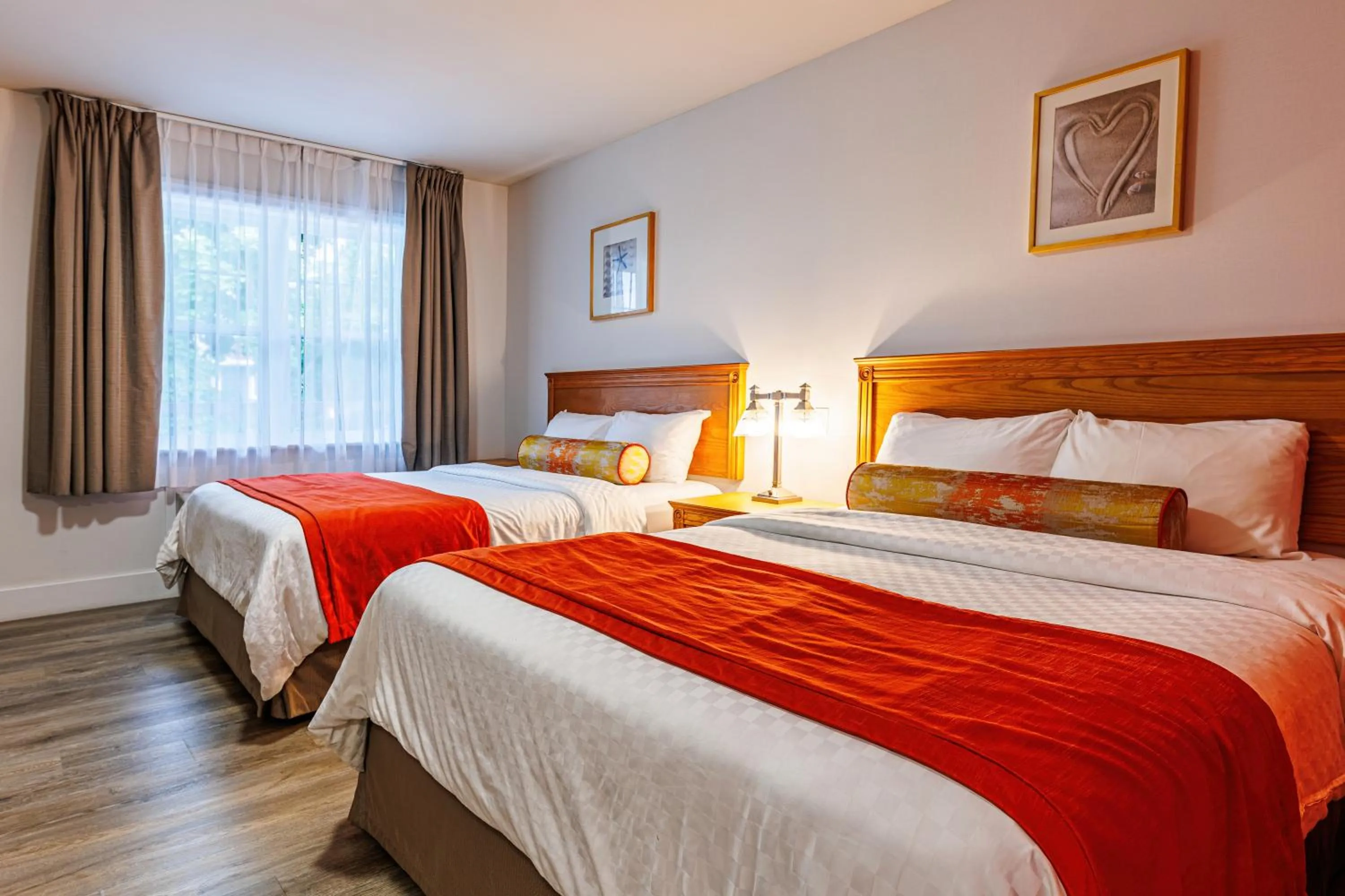 Bed in Hôtel-Motel Castel de la Mer