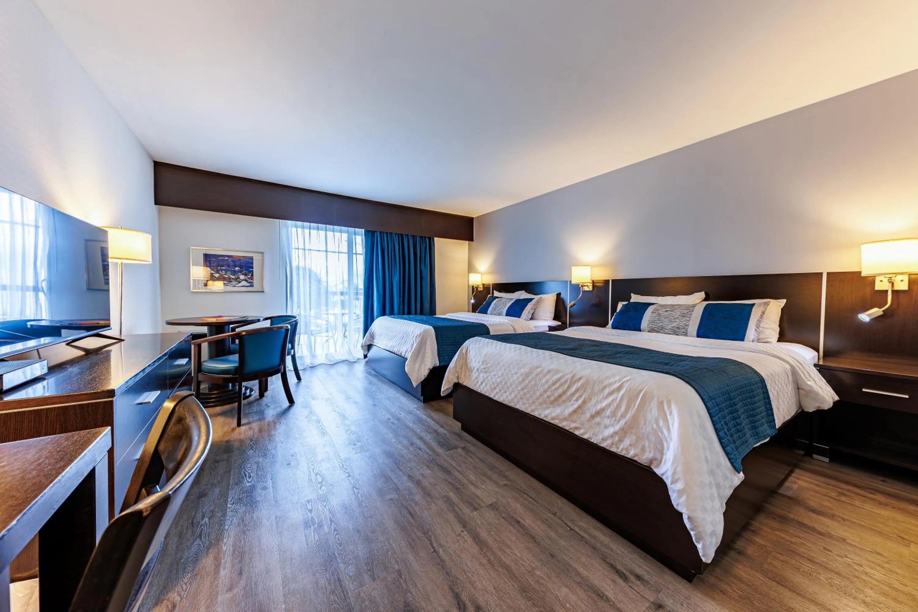 Bed in Hôtel-Motel Castel de la Mer