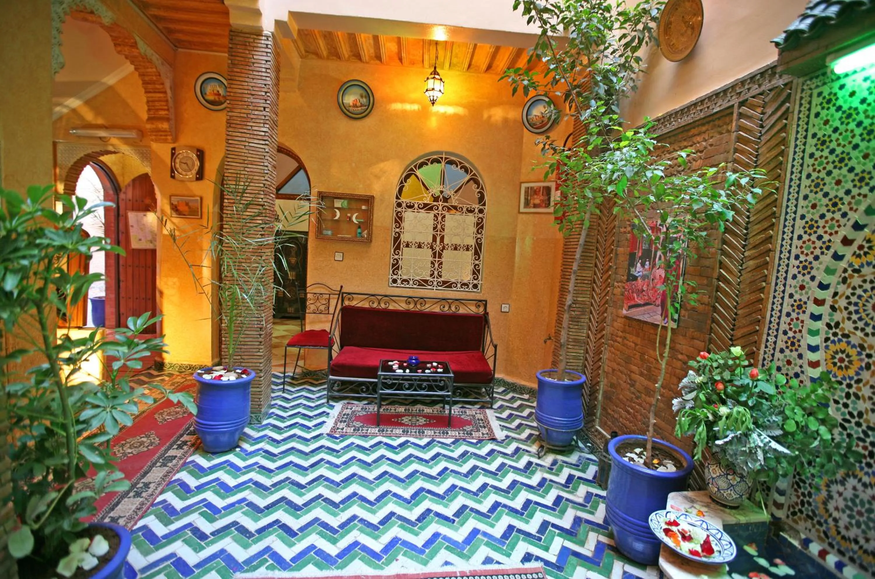 Lounge or bar in Riad Taghazoute