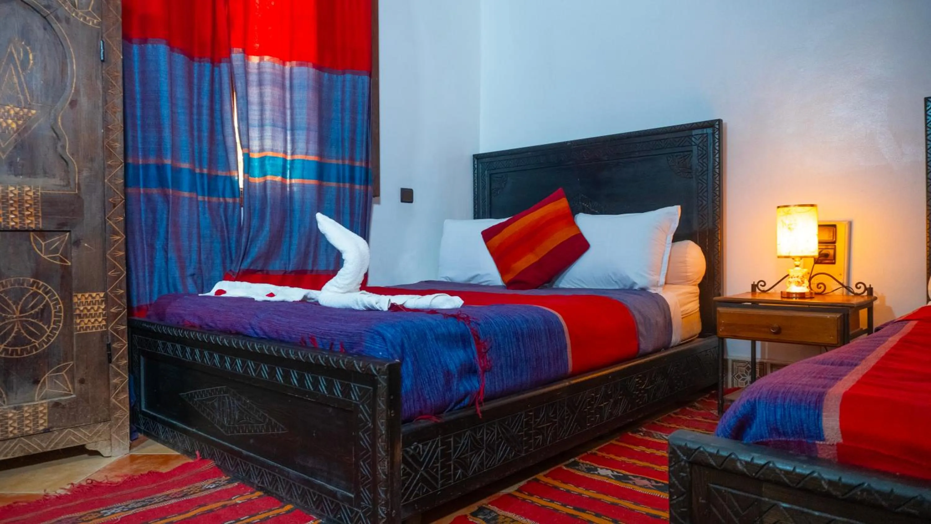 Bed in Riad Taghazoute