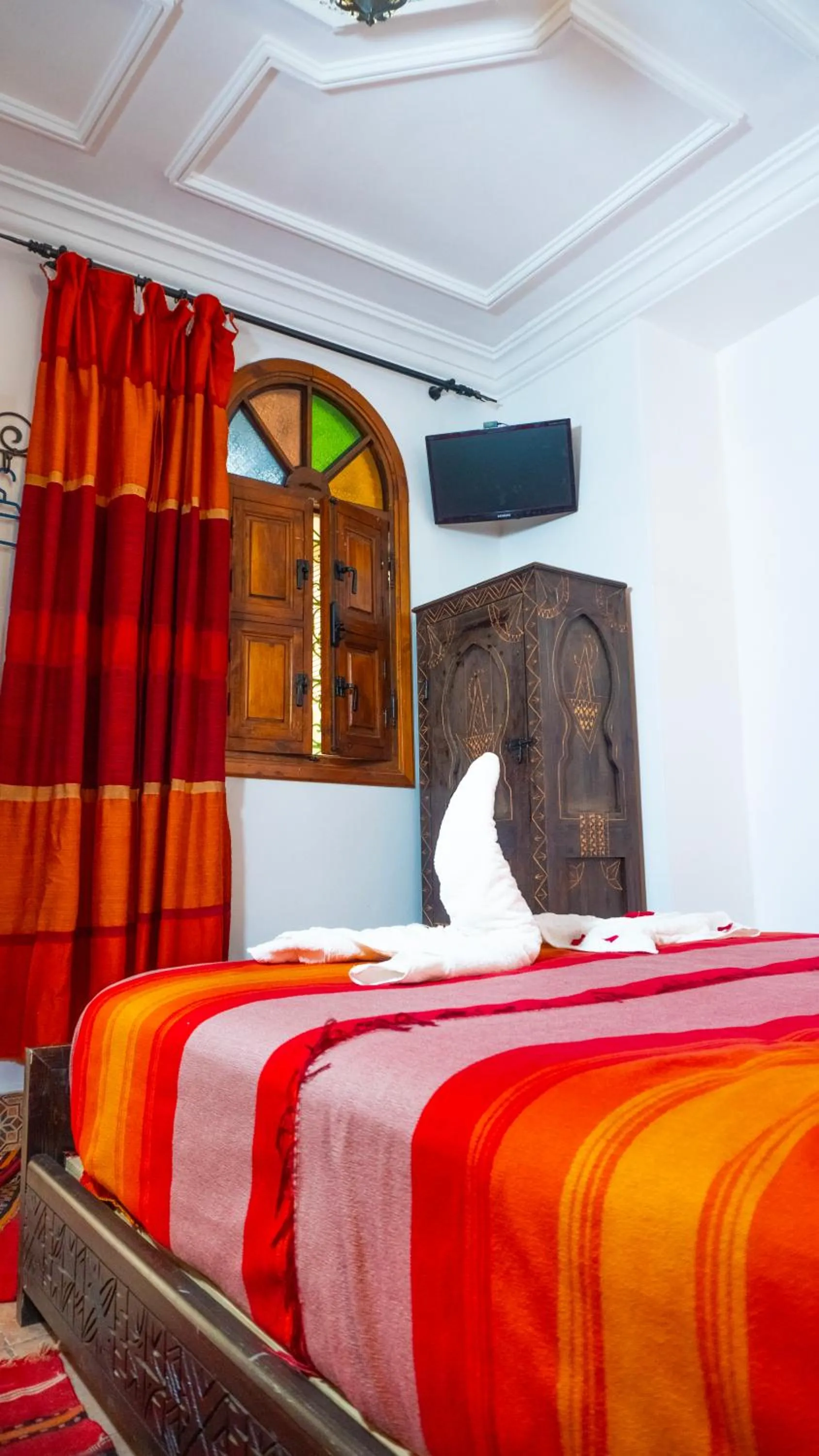 Bed in Riad Taghazoute