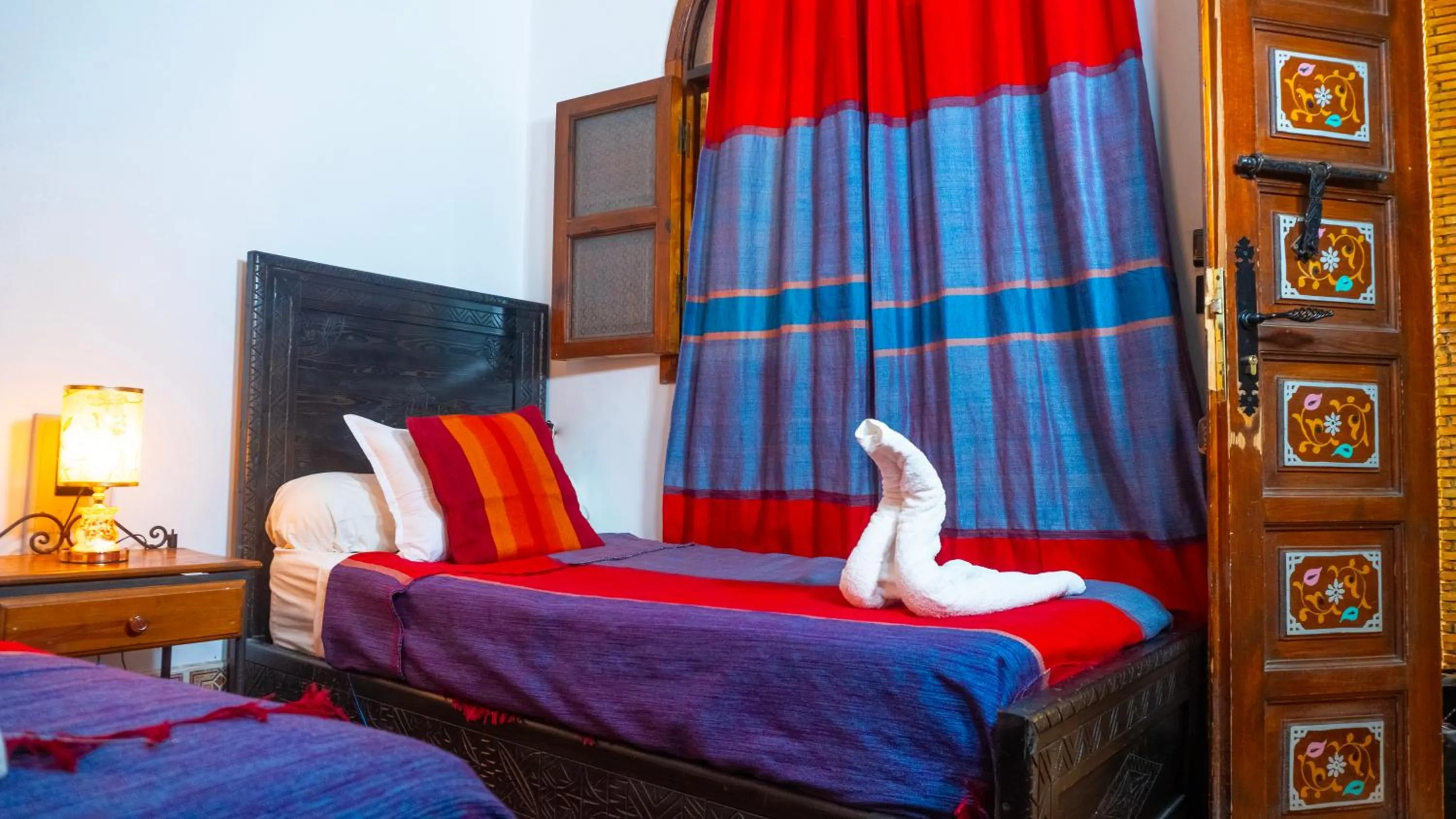 Bed in Riad Taghazoute
