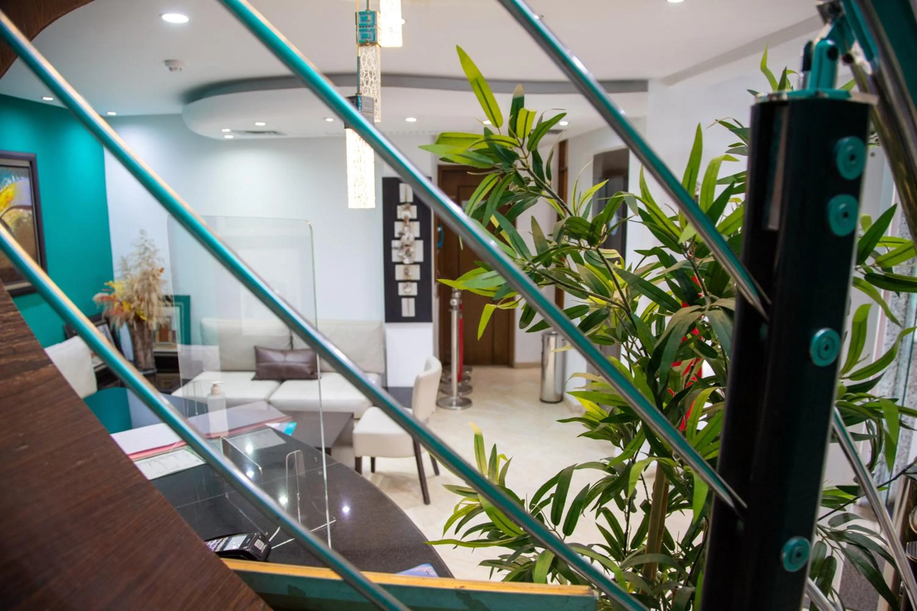 Lobby or reception in Malak Hotel