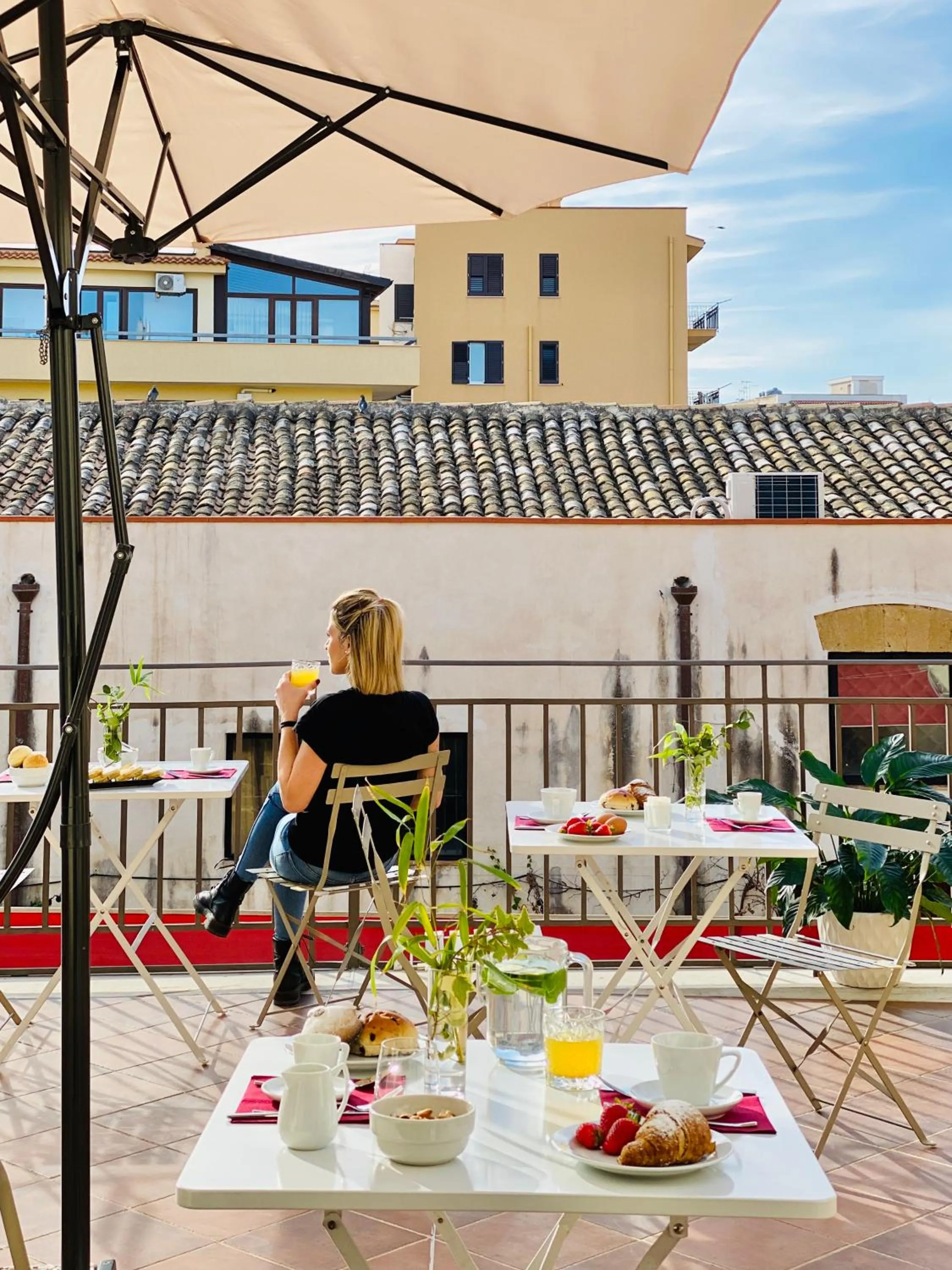 Balcony/Terrace in B&B Palazzo Corselli