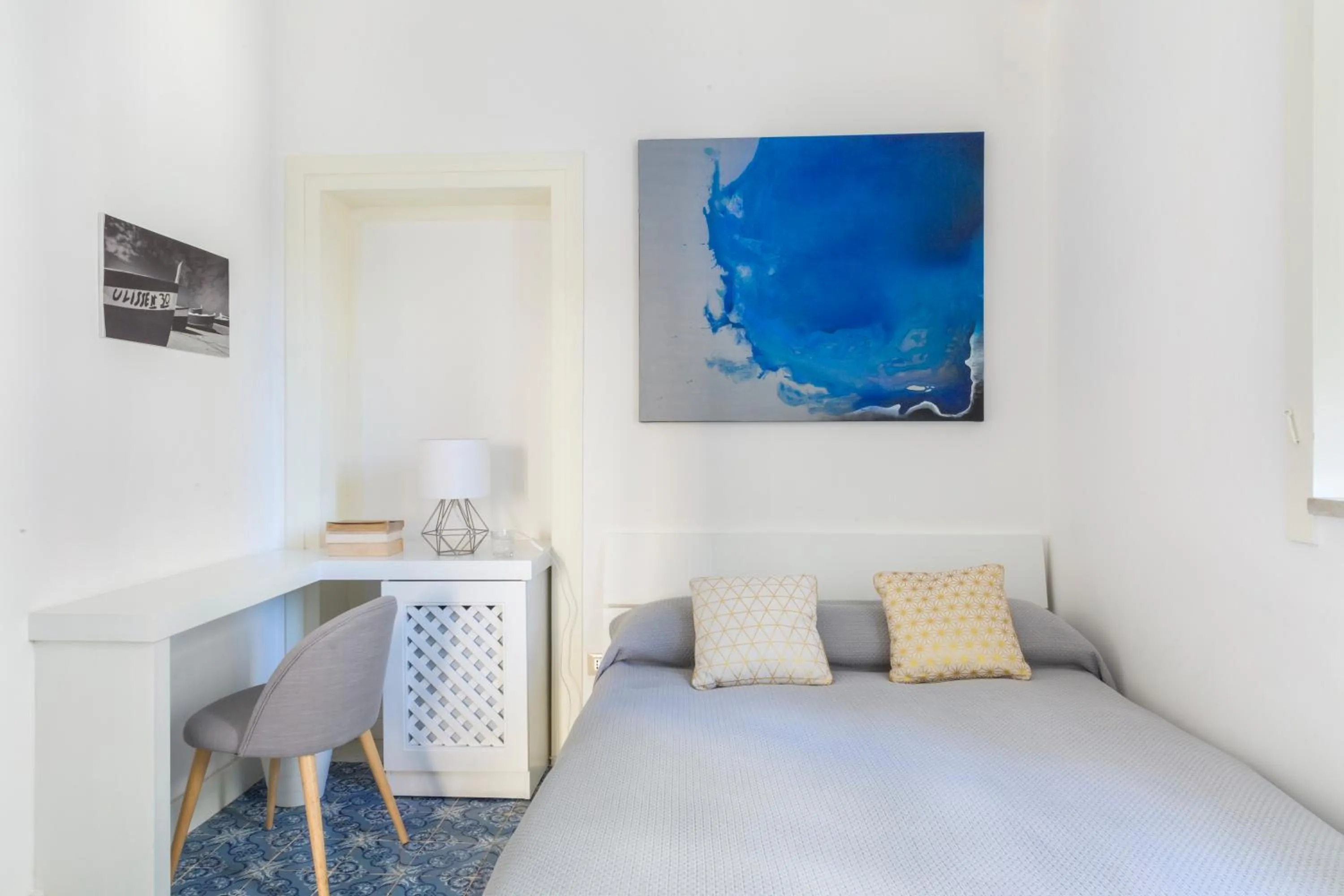 Decorative detail, Bed in B&B Palazzo Corselli