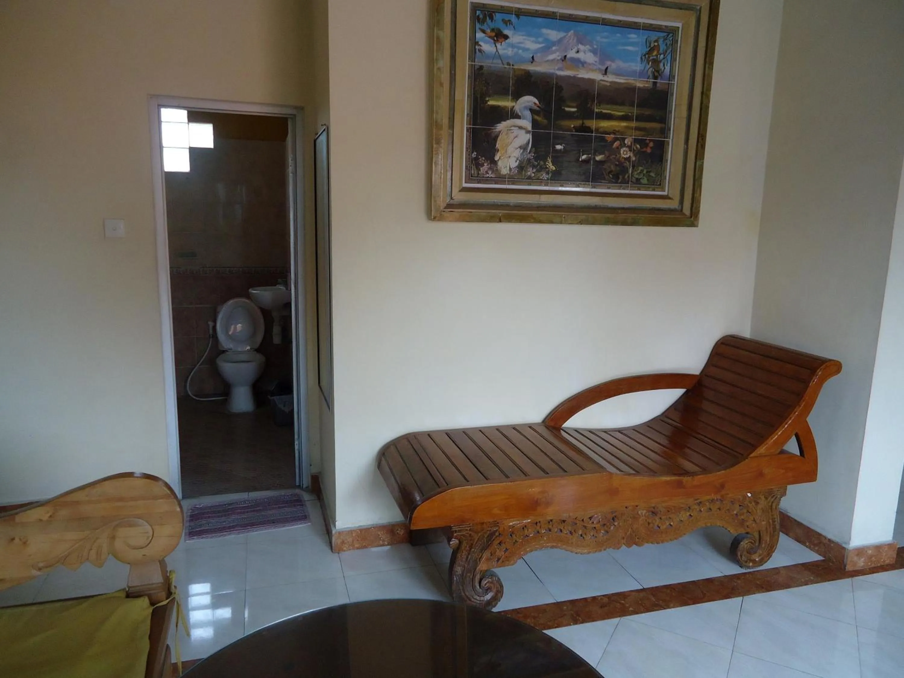 Seating area in The Reinhold Guesthouse Bali