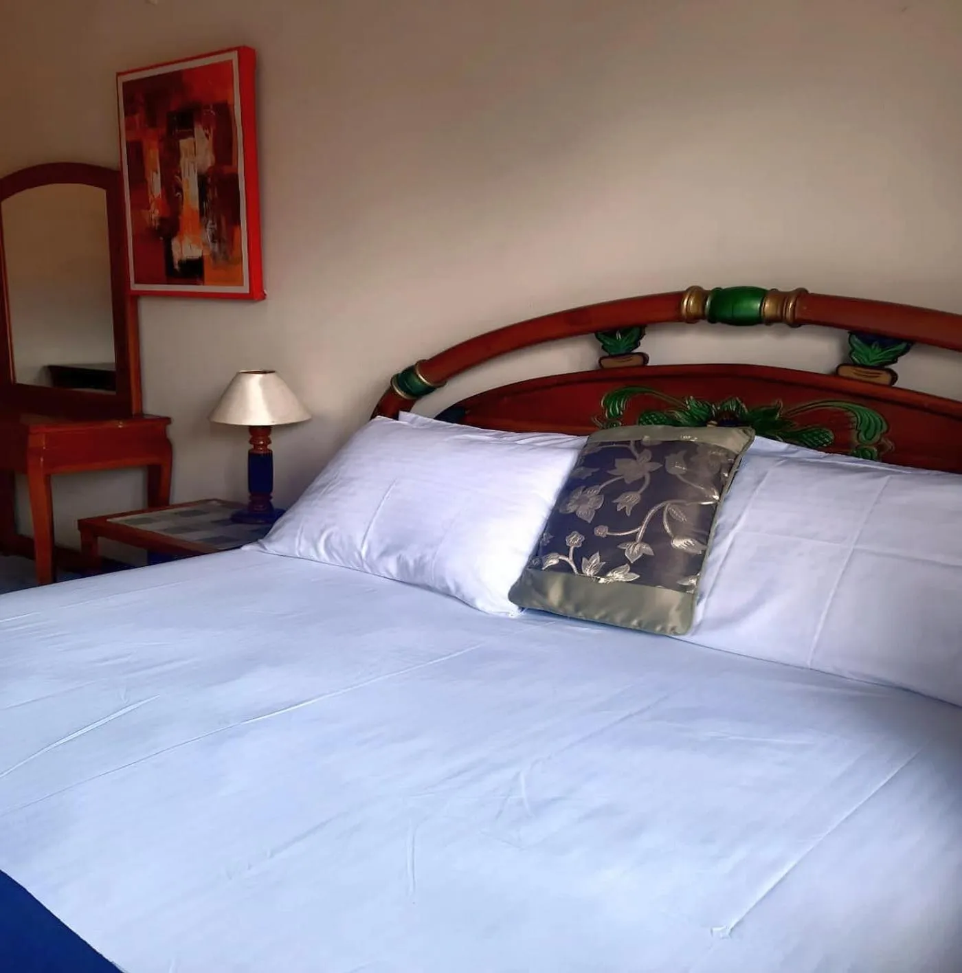 Bed in The Reinhold Guesthouse Bali