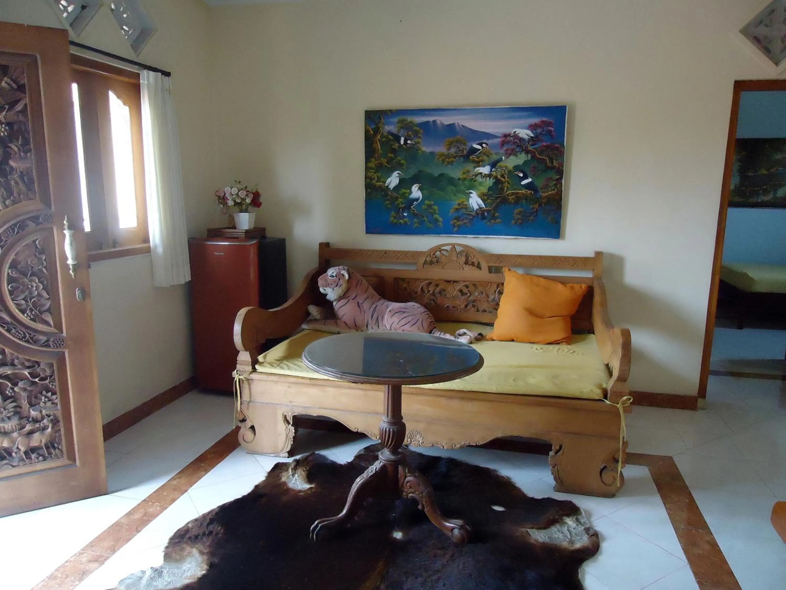 Seating area in The Reinhold Guesthouse Bali