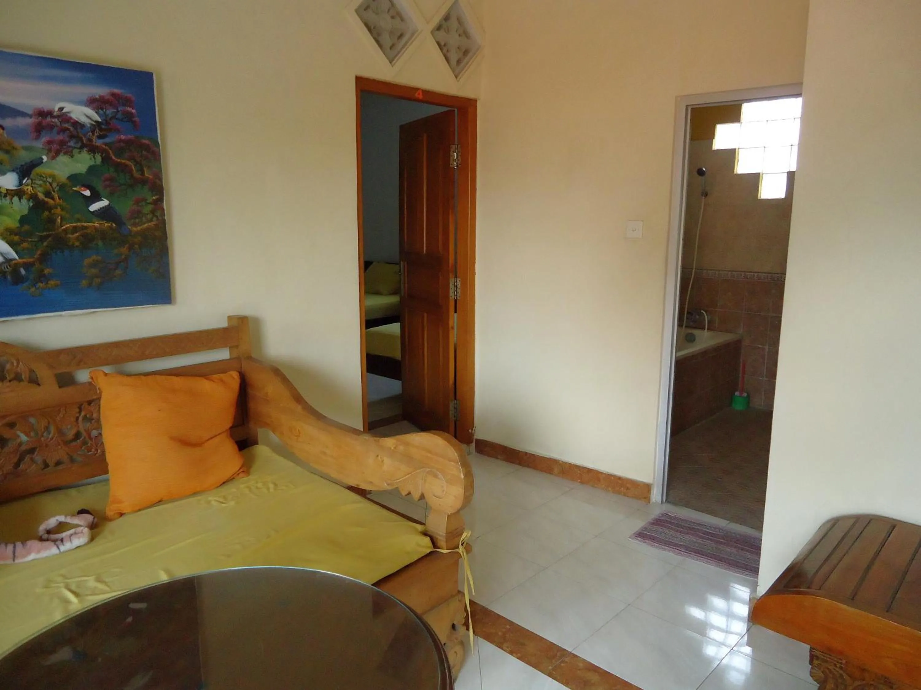 Seating area in The Reinhold Guesthouse Bali