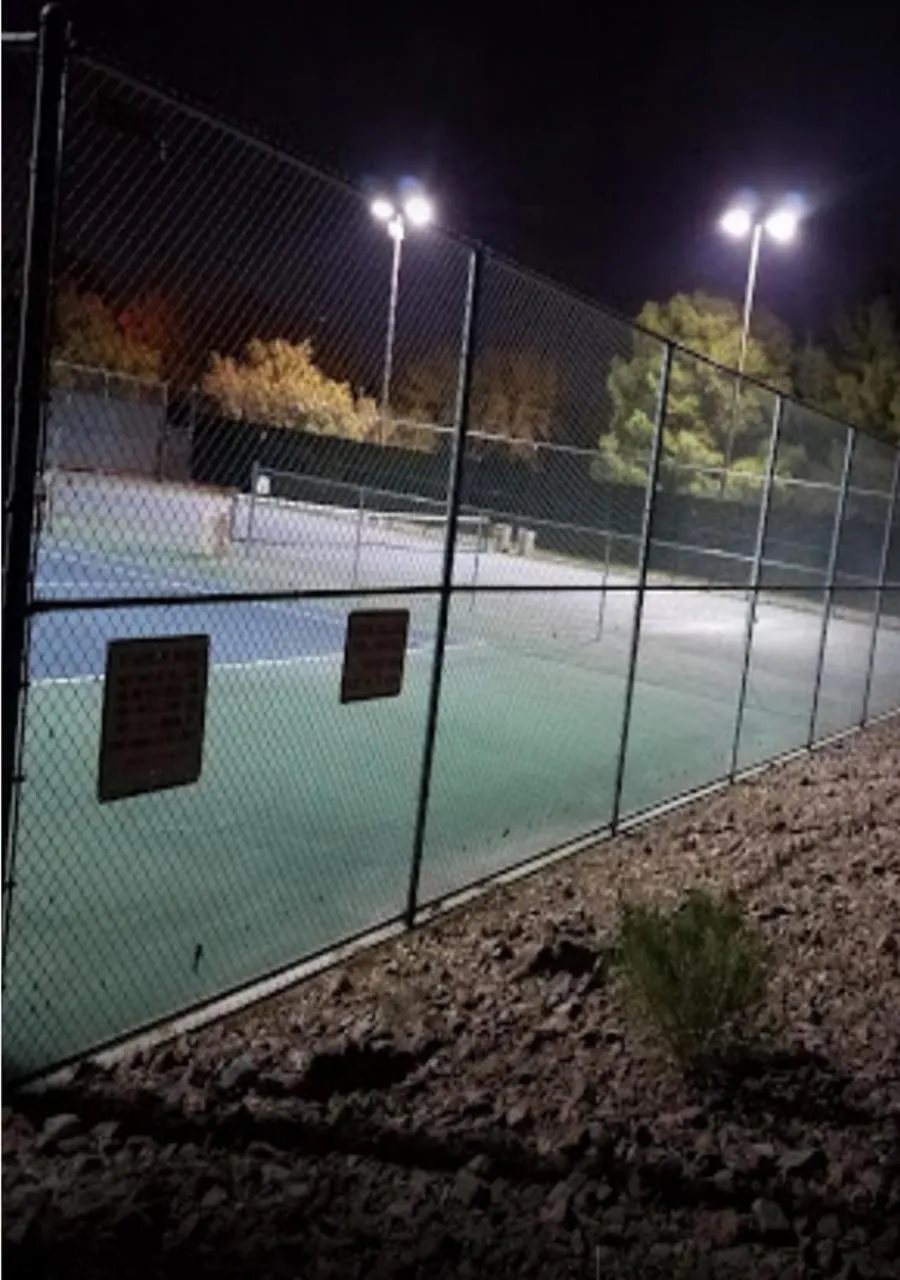 Tennis court in The Buddha Estate