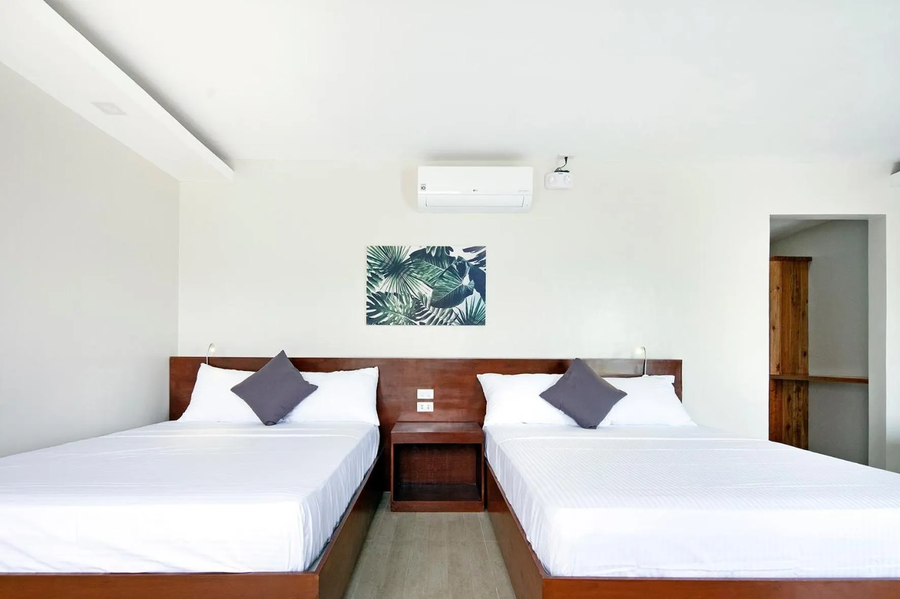 Bed in OHANA, Panglao Resort.