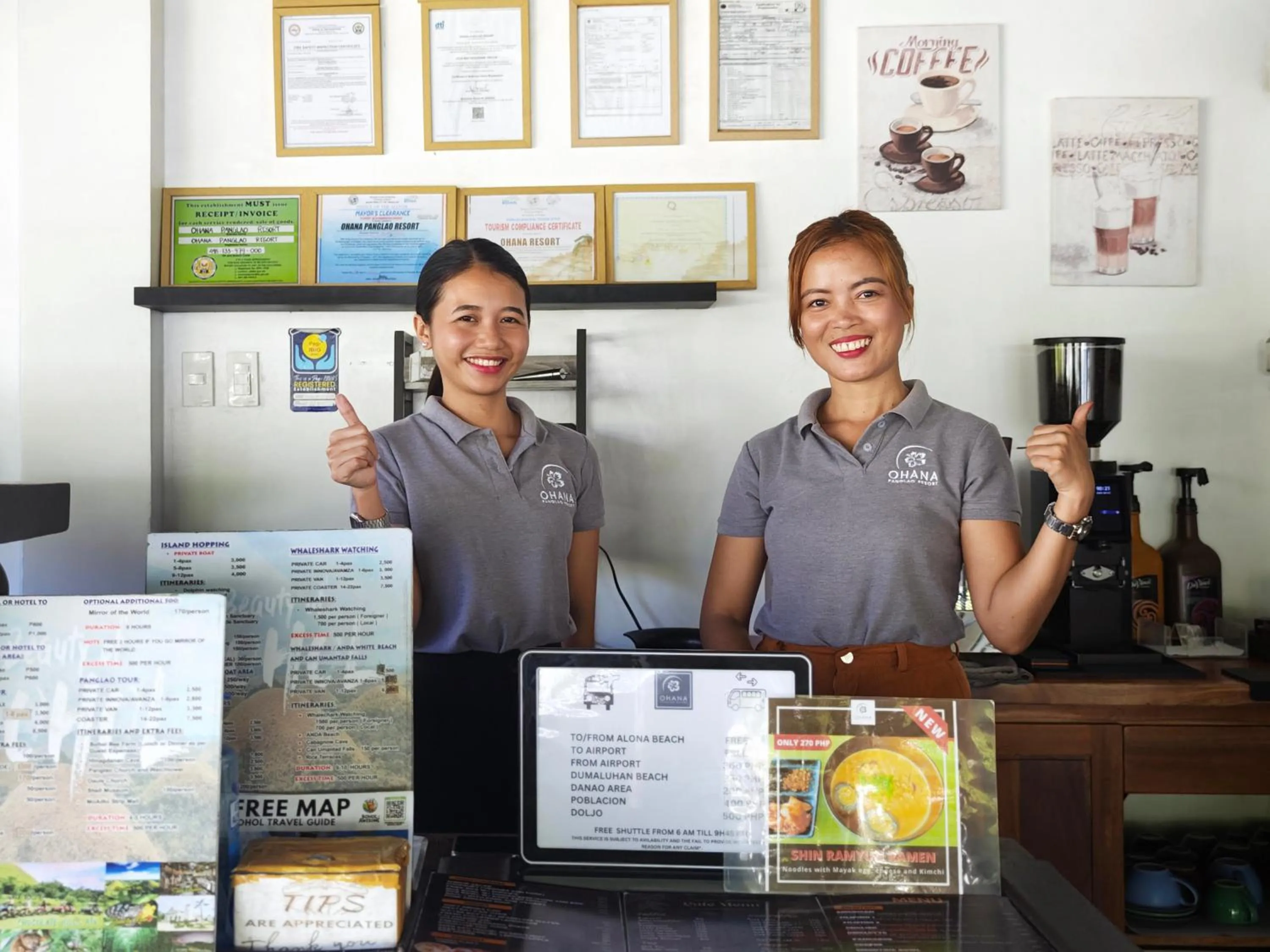 Lobby or reception in OHANA, Panglao Resort.